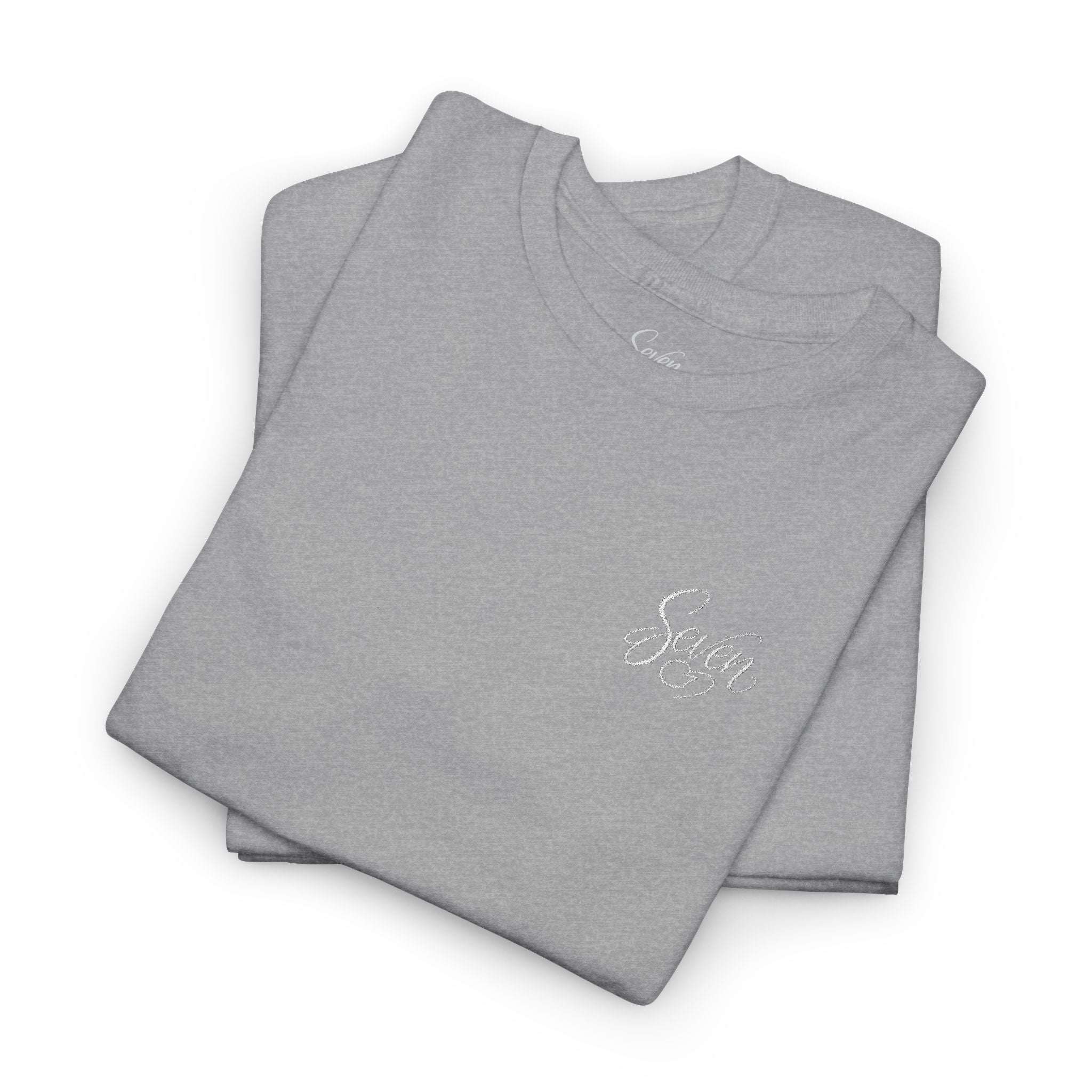 StaySeven Brand Signature  Embroidery T-Shirt – Soft Everyday Graphic Tee