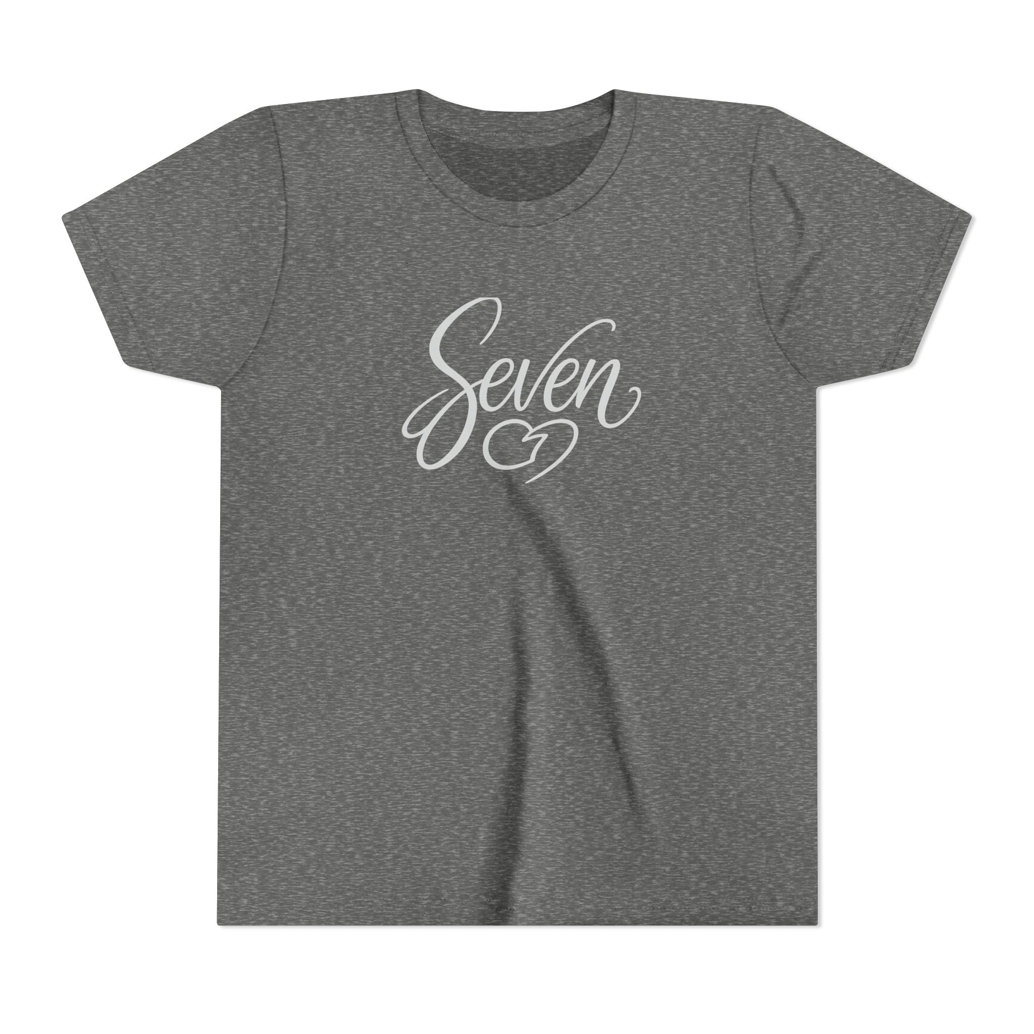 StaySeven Brand Youth Short Sleeve T-Shirt - Kids Casual Everyday Tee