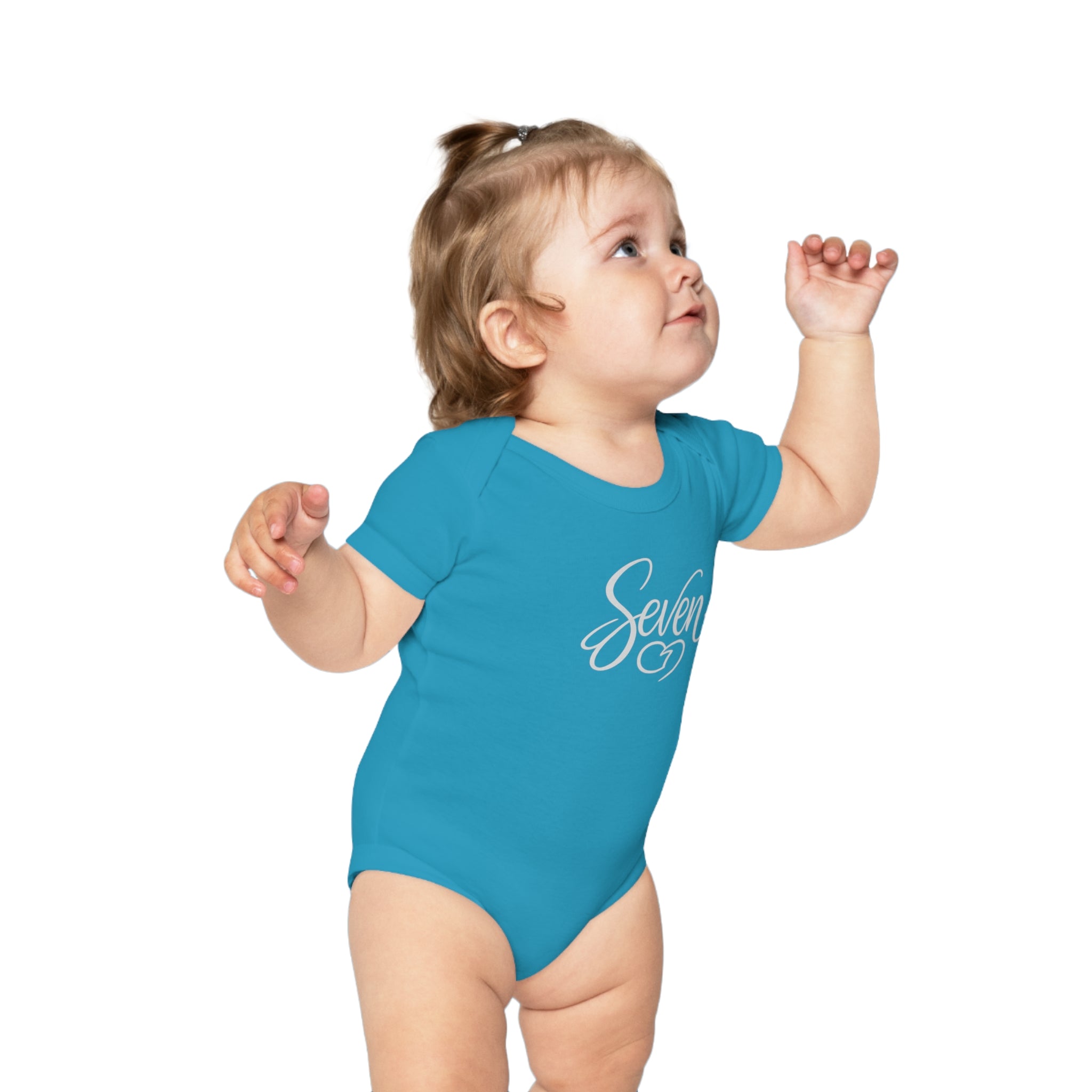 StaySeven Brand Baby Bodysuit- Newborn combed cotton  Milestone Outfit