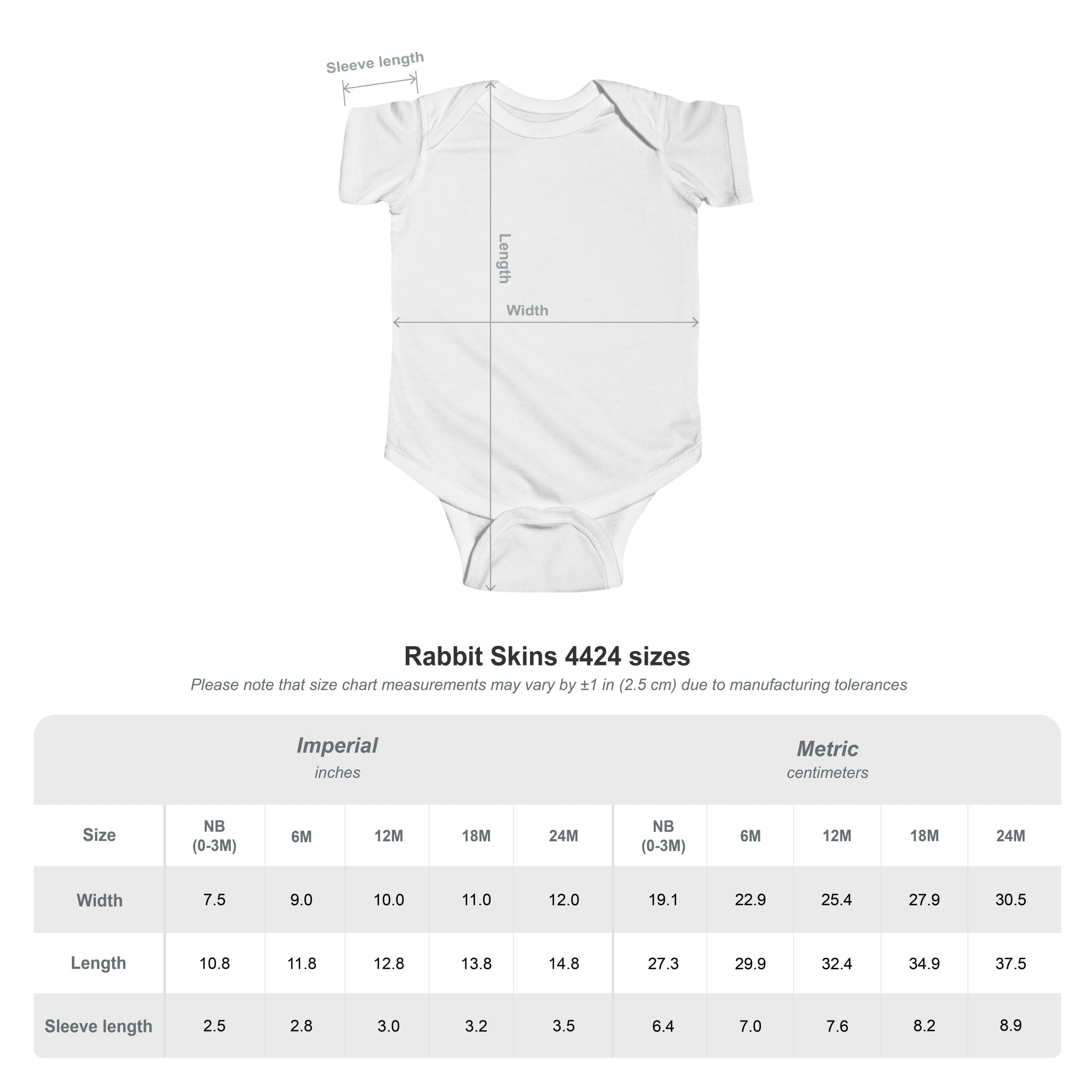 StaySeven Brand  Baby Bodysuit- Newborn Milestone Outfit