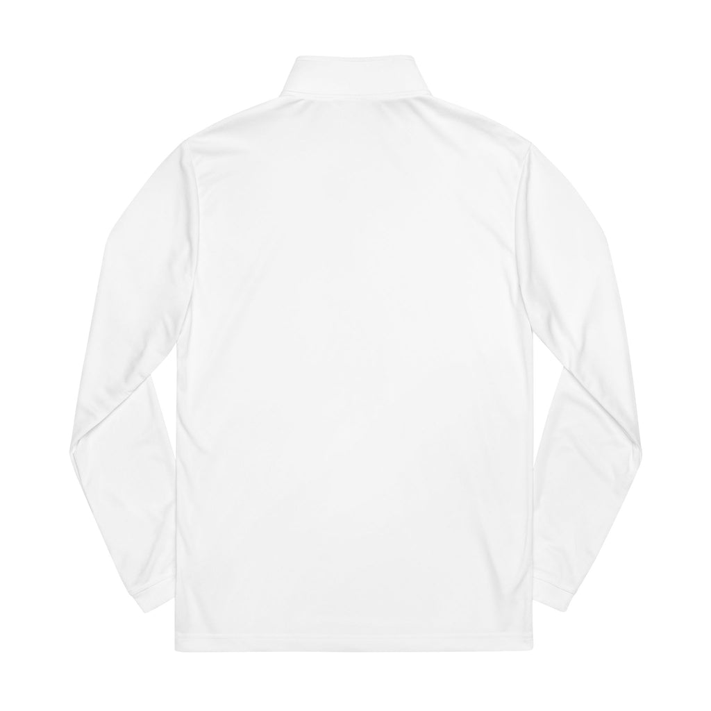 StaySeven Brand Embroidered Quarter-Zip Pullover — 'Savor Life' Minimal Logo