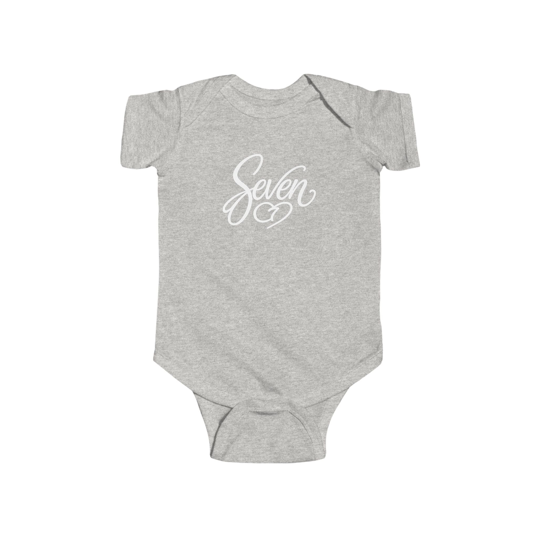 StaySeven Brand  Baby Bodysuit- Newborn Milestone Outfit