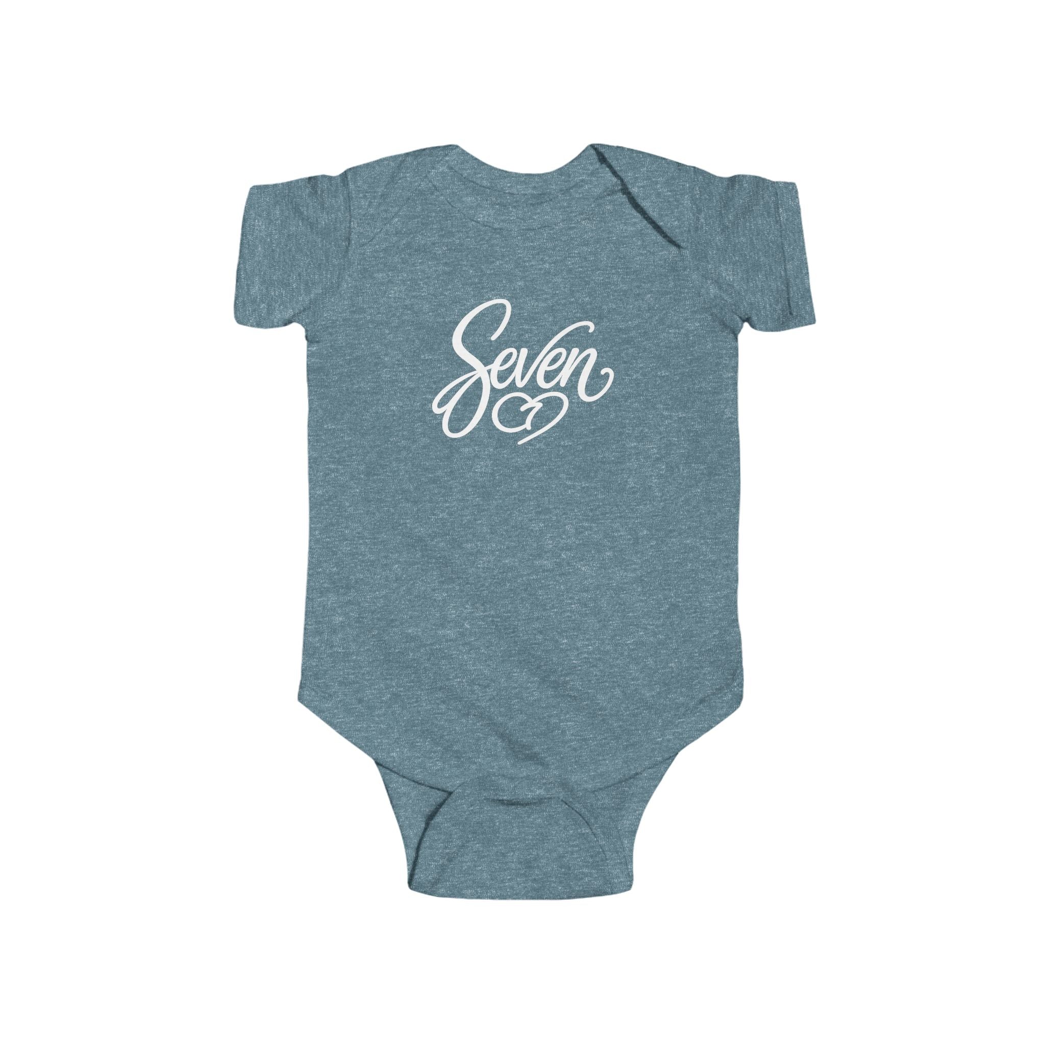 StaySeven Brand  Baby Bodysuit- Newborn Milestone Outfit