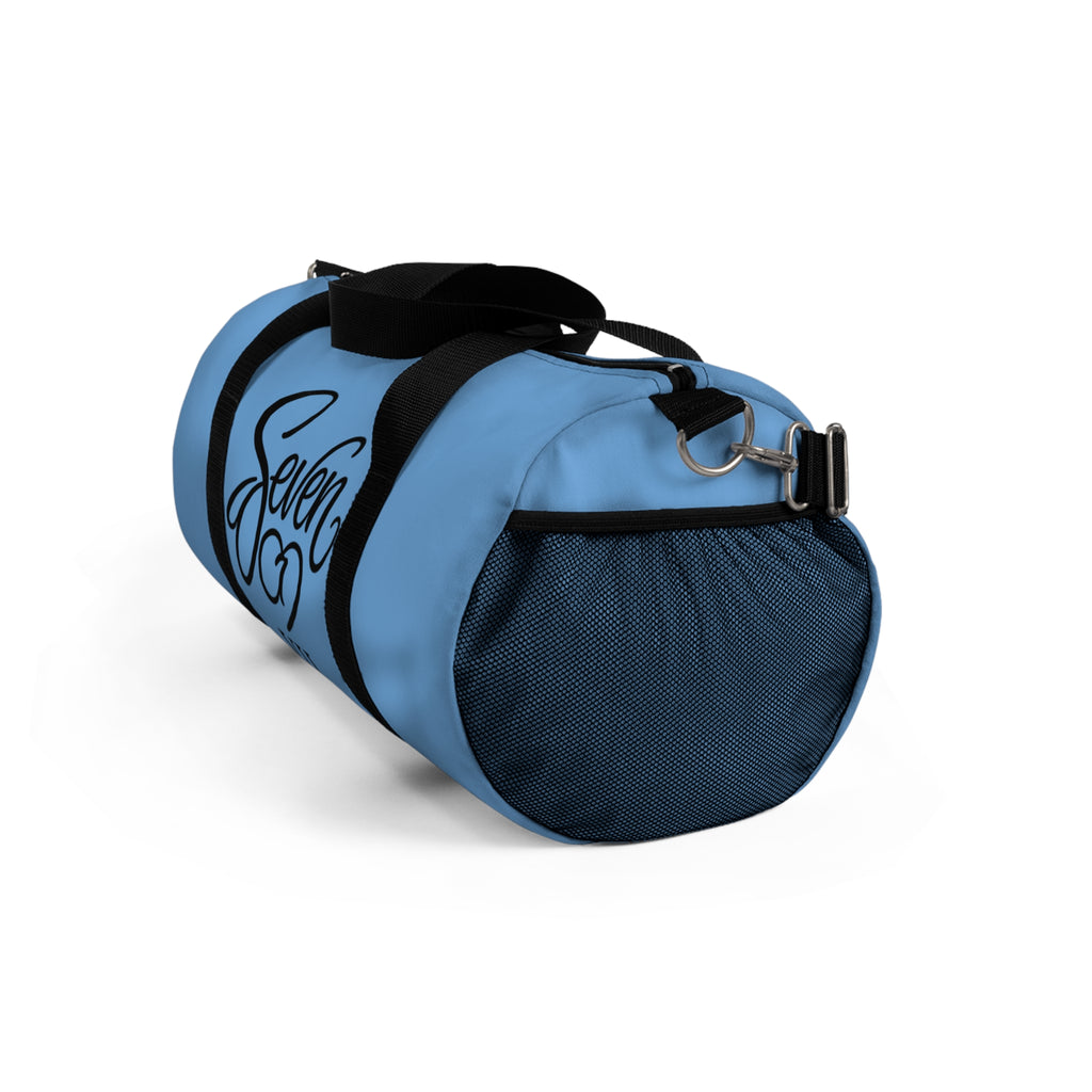 StaySeven Brand Duffel Bag – Travel & Gym Tote (Lightweight Blue)