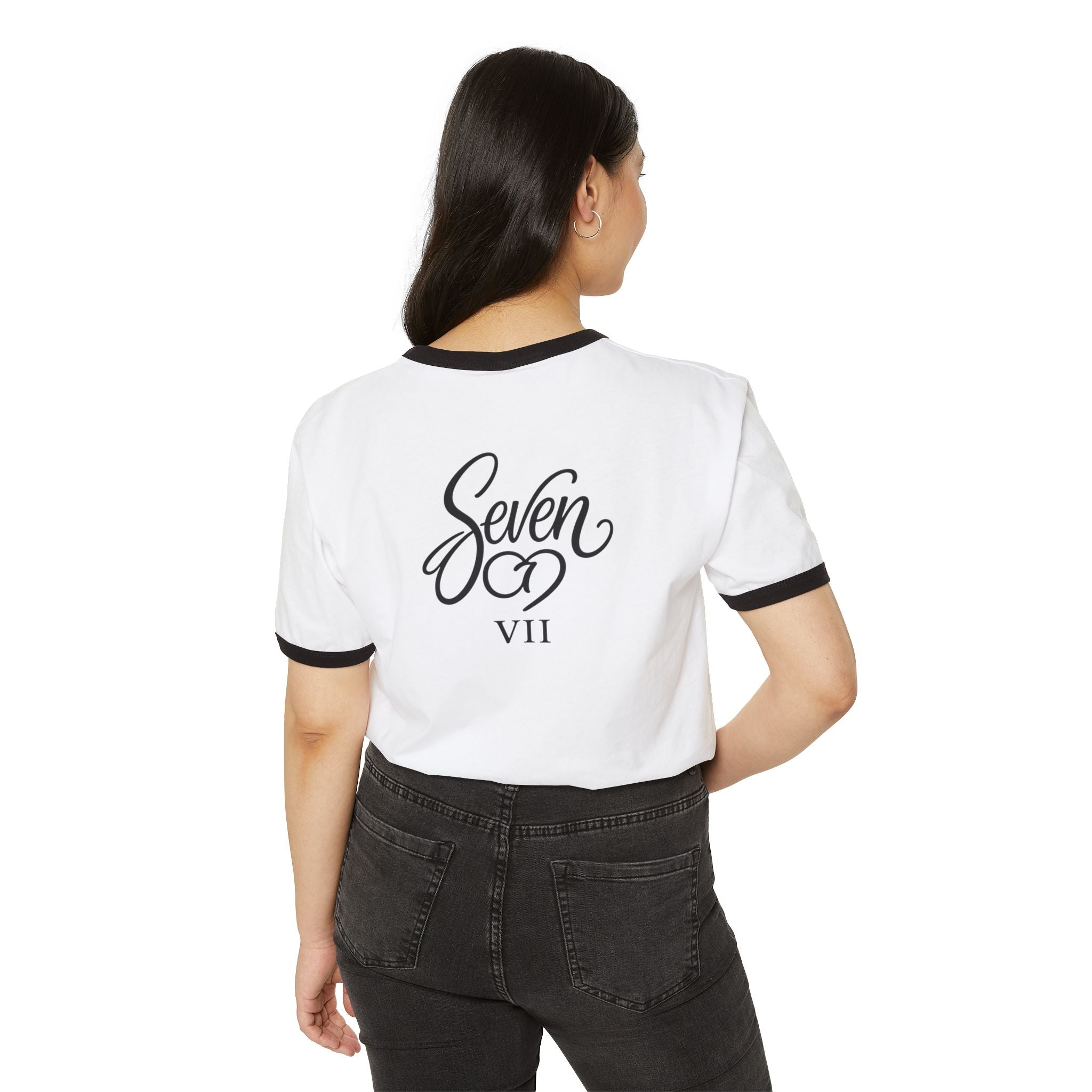StaySeven Brand Ringer Tee — Vintage-Inspired  T-Shirt