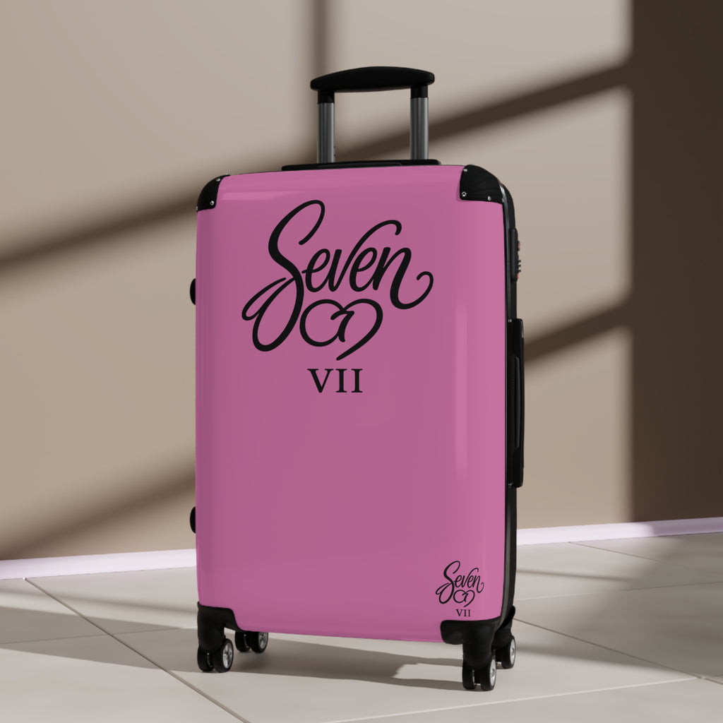 StaySeven Brand Signature Pink Travel Suitcase
