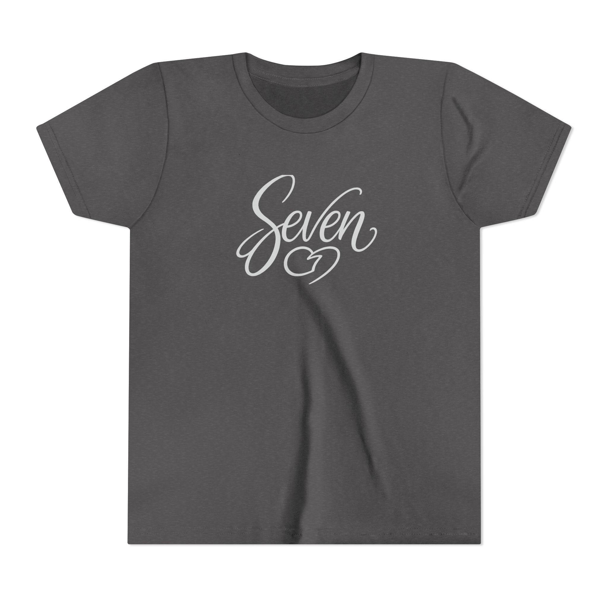 StaySeven Brand Youth Short Sleeve T-Shirt - Kids Casual Everyday Tee