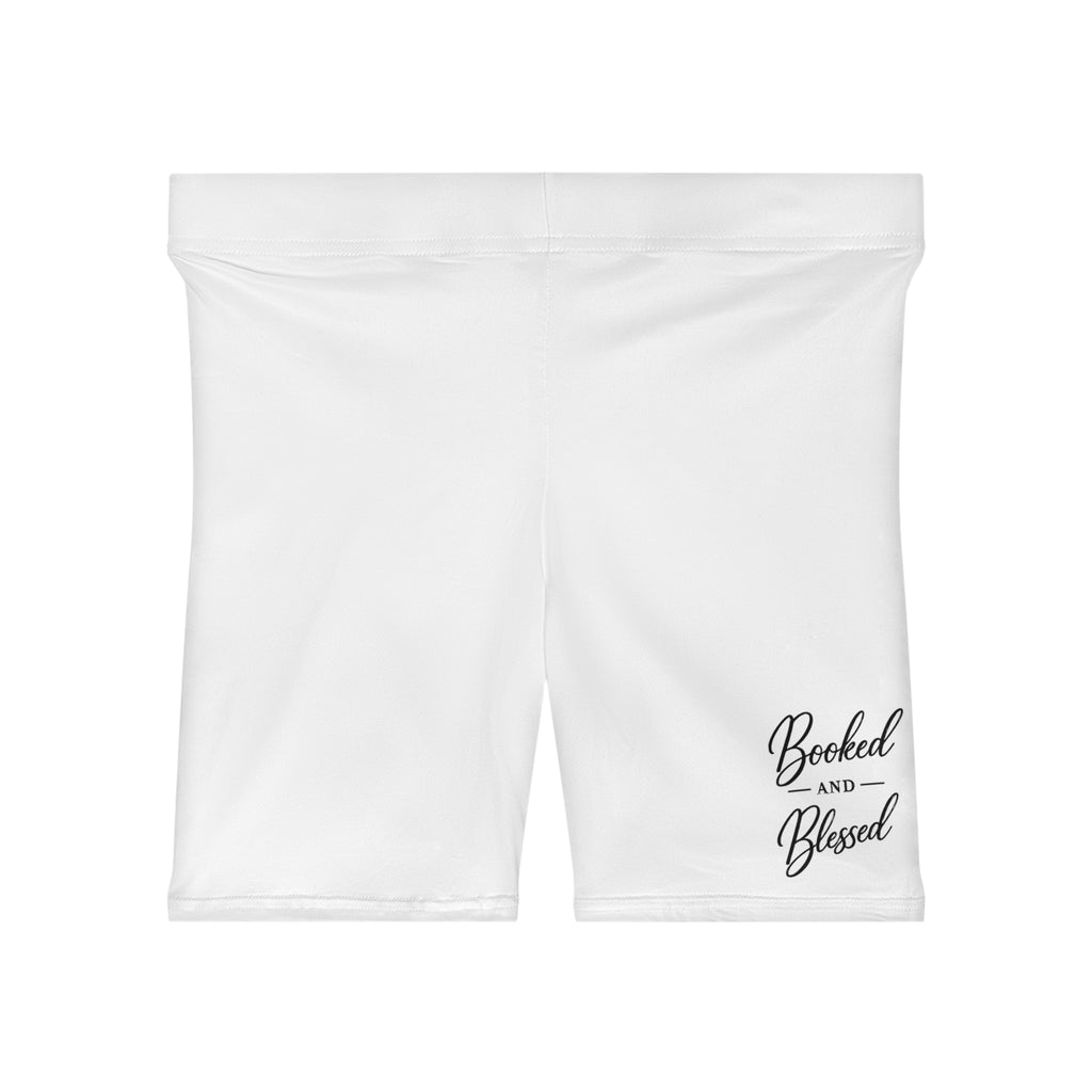StaySeven Brand Biker Shorts — "Booked and Blessed" - Fitness Shorts
