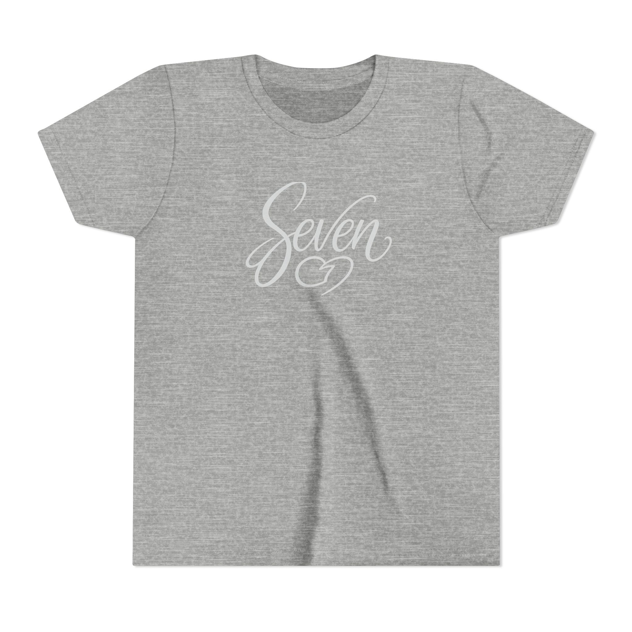 StaySeven Brand Youth Short Sleeve T-Shirt - Kids Casual Everyday Tee