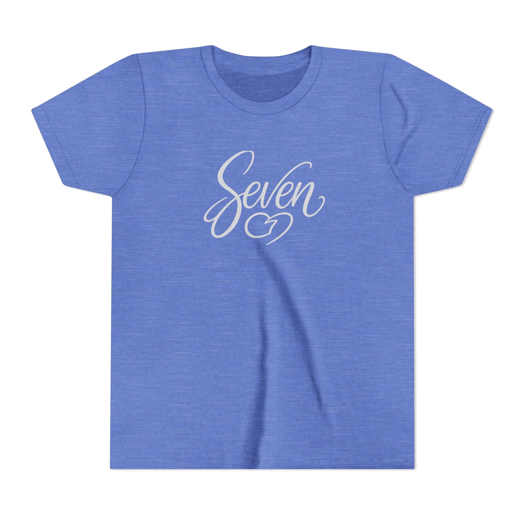 StaySeven Brand Youth Short Sleeve T-Shirt - Kids Casual Everyday Tee