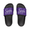 StaySeven Brand  — Youth Purple Removable Strap Casual Pool & Beach Slides