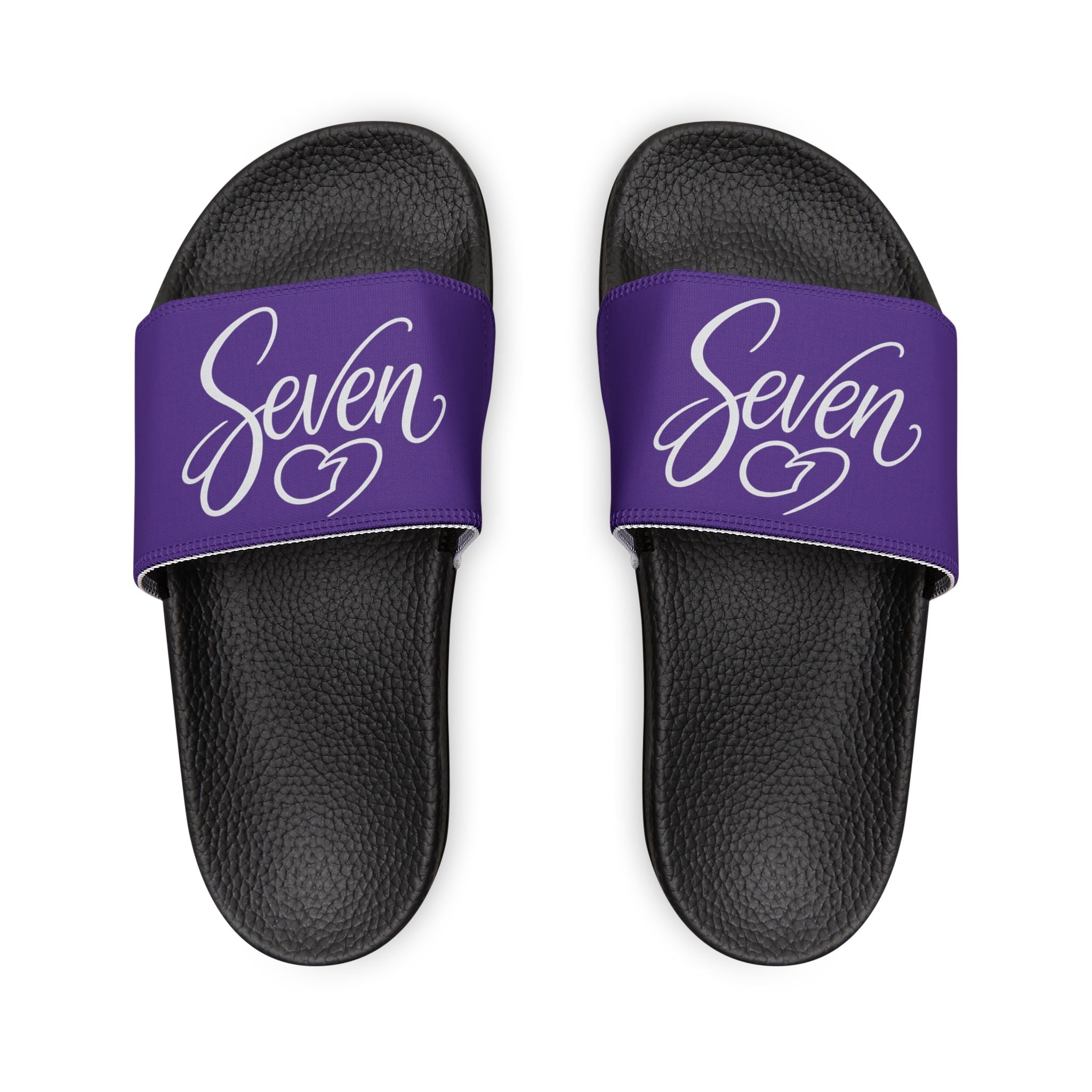 StaySeven Brand  — Youth Purple Removable Strap Casual Pool & Beach Slides