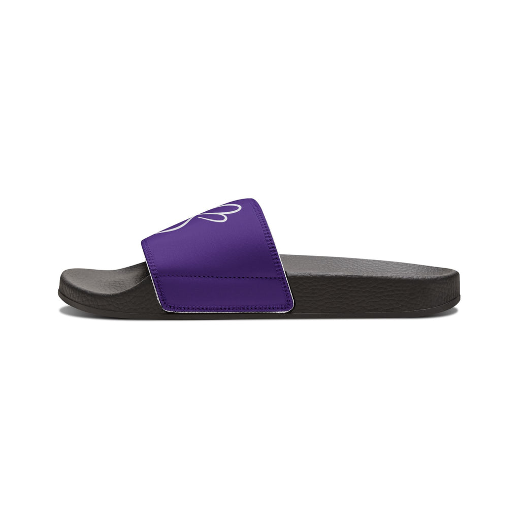 StaySeven Brand  — Youth Purple Removable Strap Casual Pool & Beach Slides