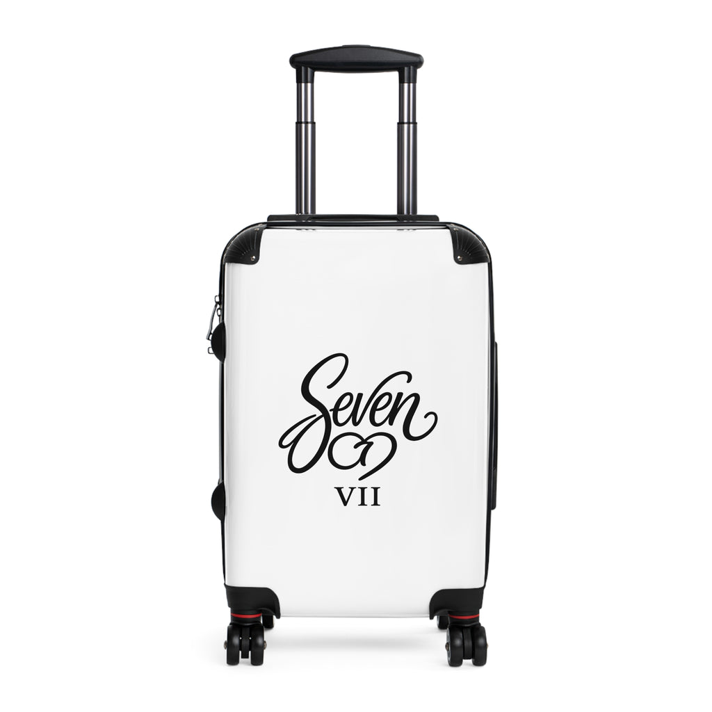 StaySeven Brand White  Carry-On Luggage - Stylish Travel Spinner Suitcase