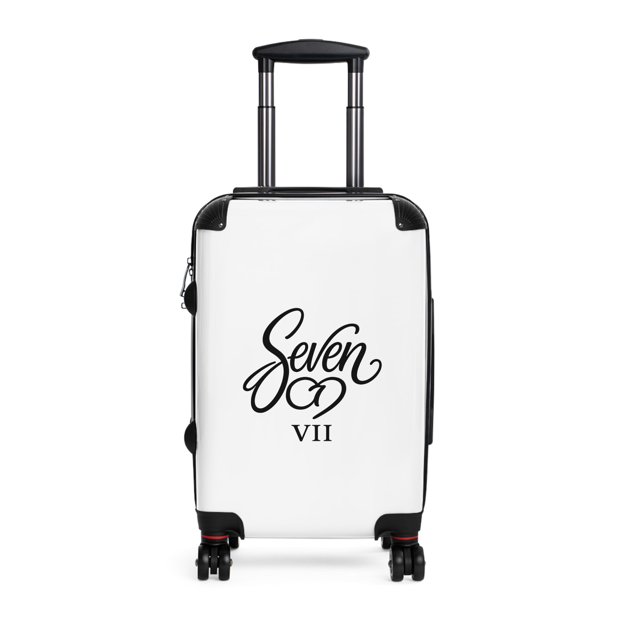 StaySeven Brand White  Carry-On Luggage - Stylish Travel Spinner Suitcase