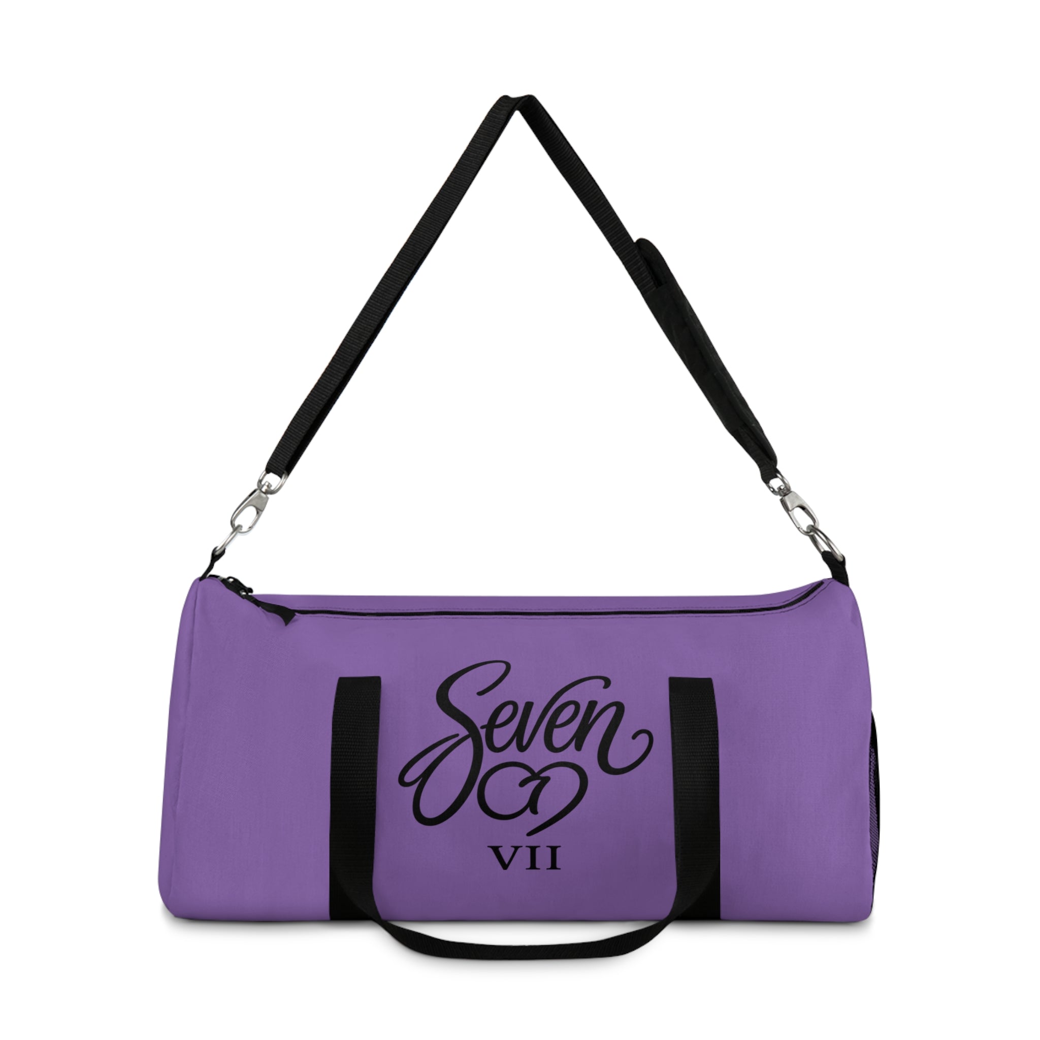 StaySeven Brand Duffel Bag – Travel & Gym Tote (Lightweight Purple)