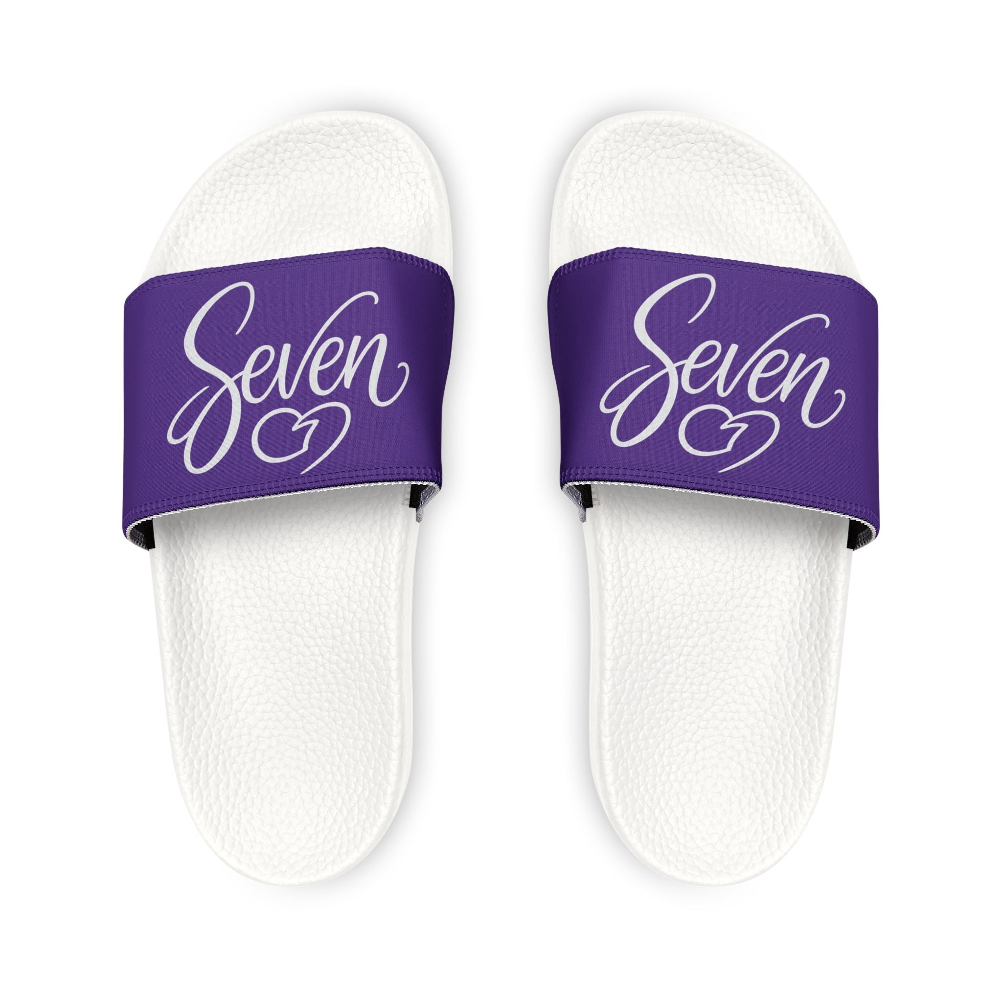 StaySeven Brand  — Youth Purple Removable Strap Casual Pool & Beach Slides