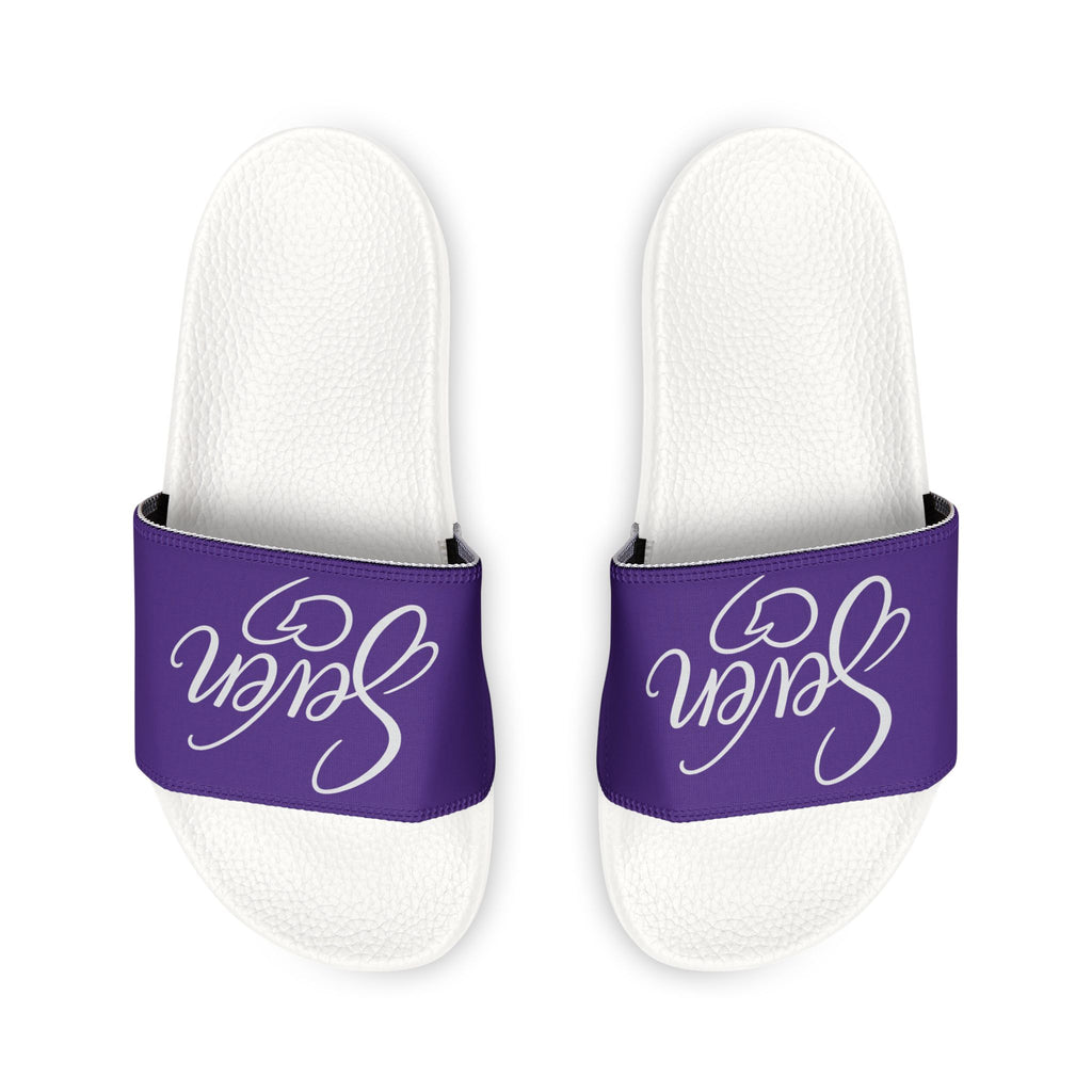 StaySeven Brand  — Youth Purple Removable Strap Casual Pool & Beach Slides