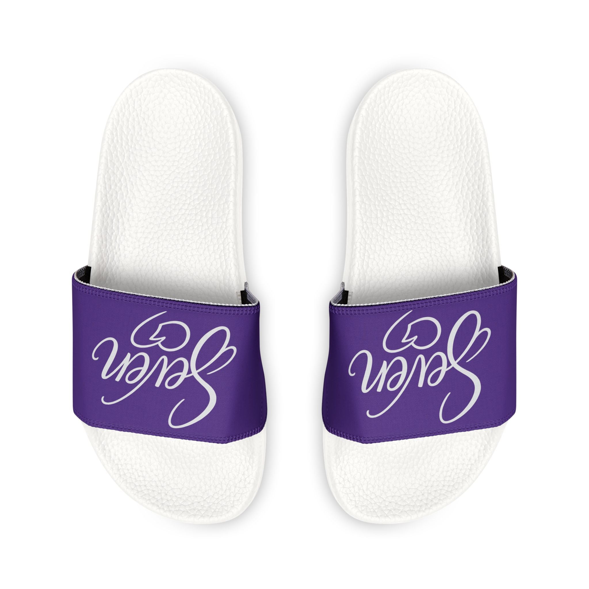 StaySeven Brand  — Youth Purple Removable Strap Casual Pool & Beach Slides