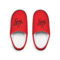 StaySeven  Brand Signature Embroidered Men's Indoor Slippers — Cozy White House Shoes