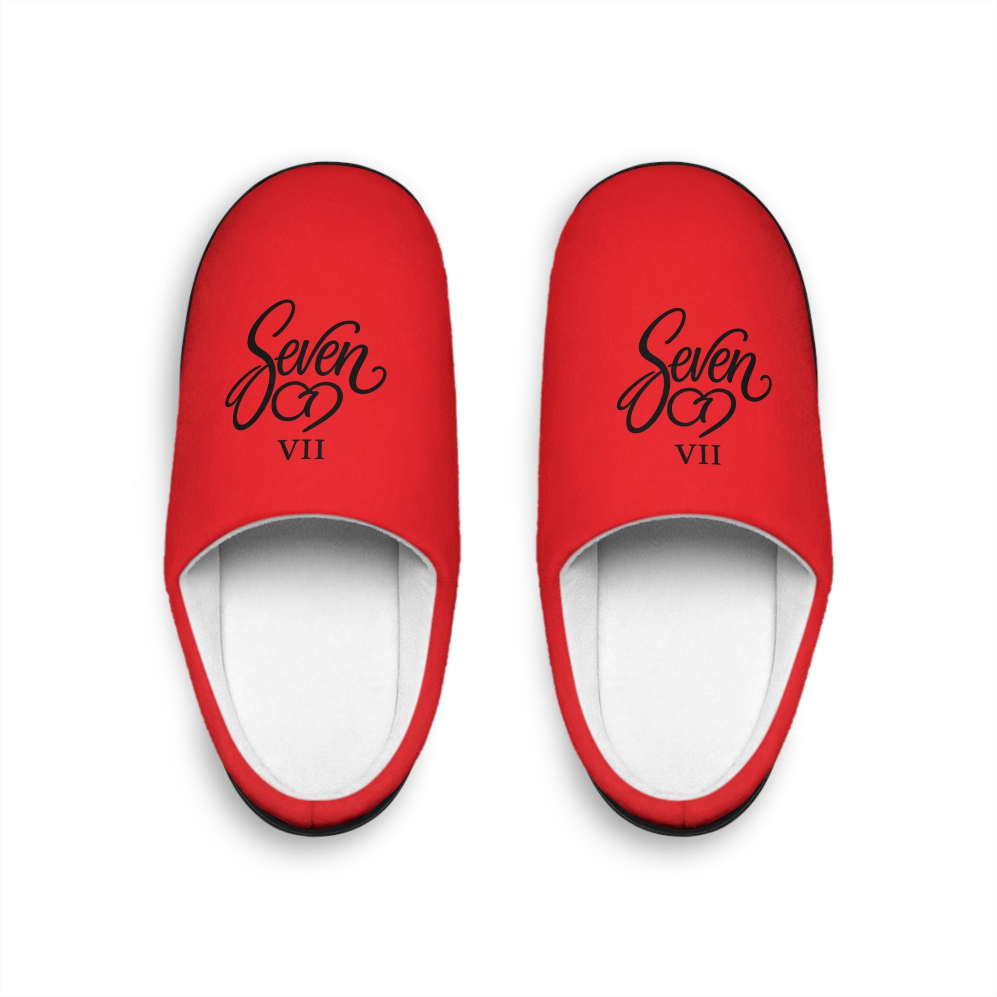 StaySeven  Brand Signature Embroidered Men's Indoor Slippers — Cozy White House Shoes