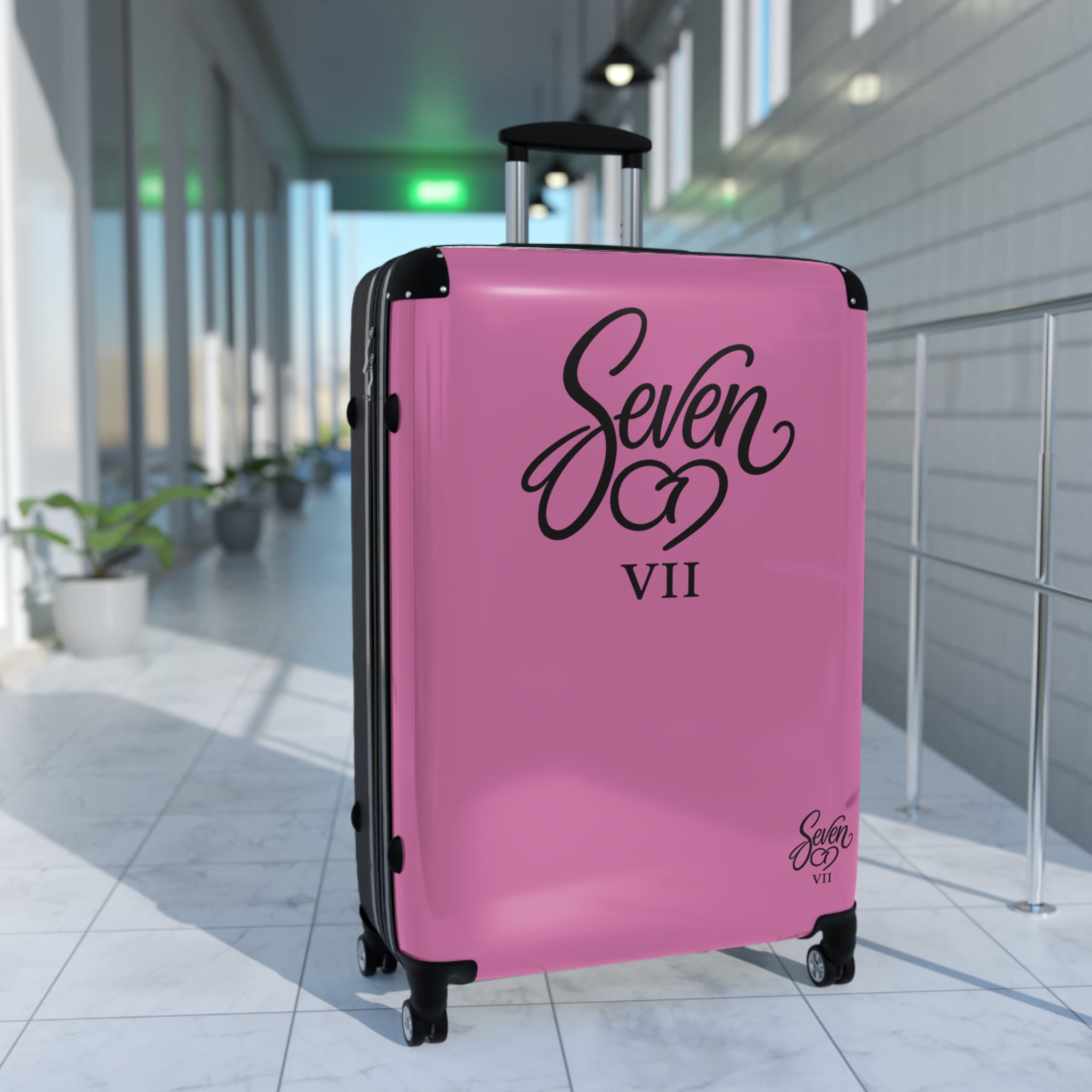 StaySeven Brand Signature Pink Travel Suitcase