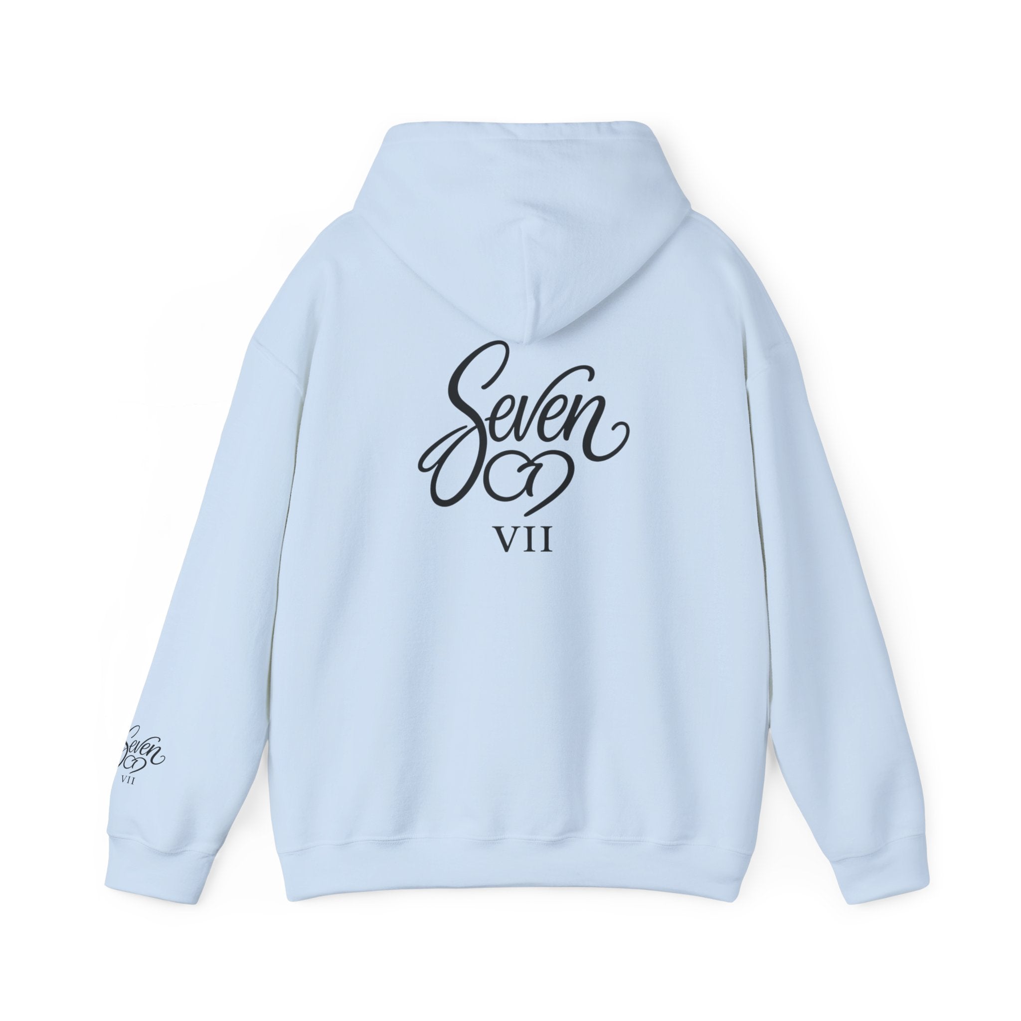 StaySeven Brand Unisex Heavy Blend Hoodie — Classic Everyday Pullover Sweatshirt