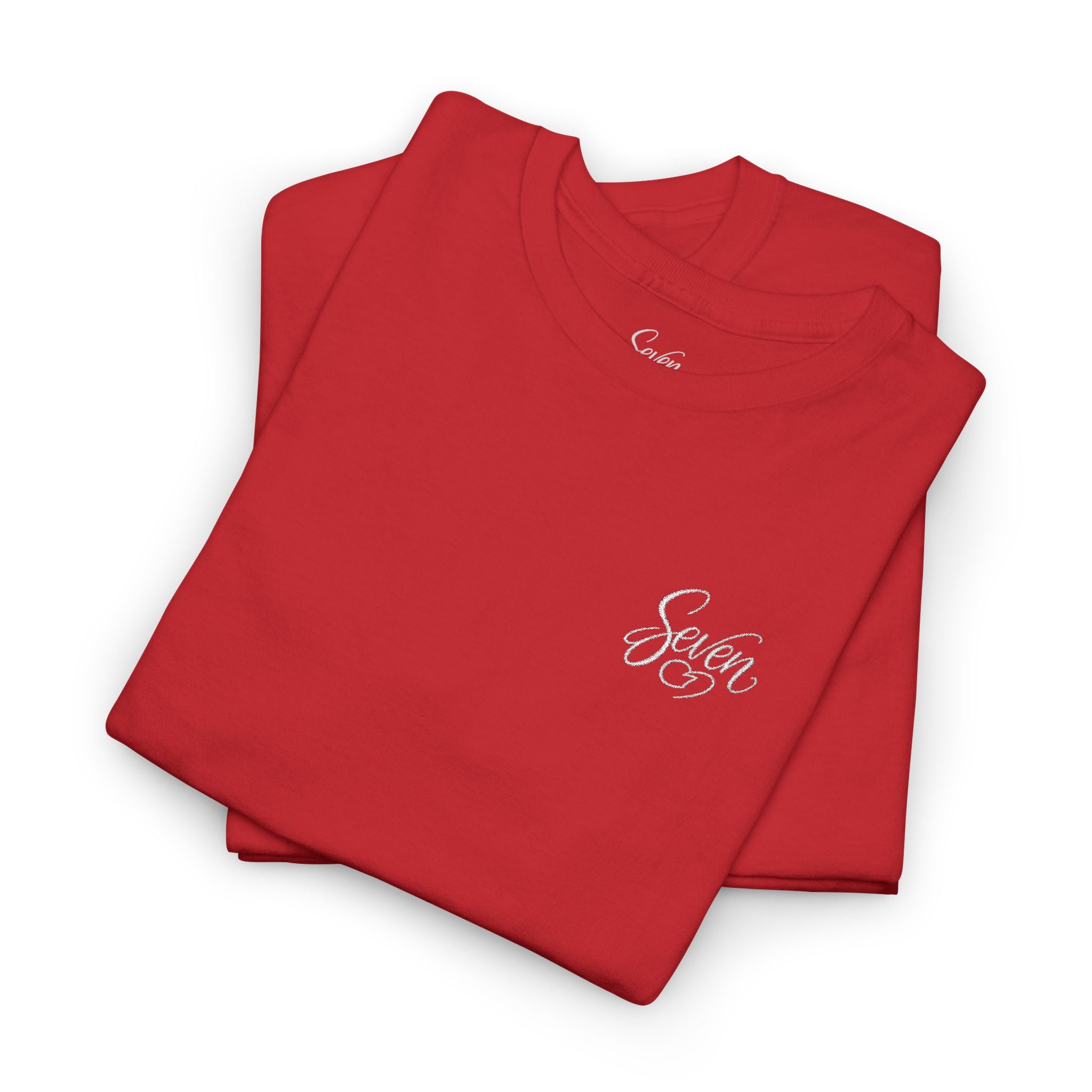 StaySeven Brand Signature  Embroidery T-Shirt – Soft Everyday Graphic Tee