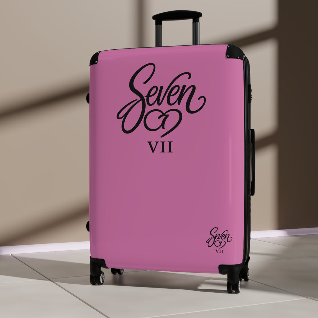 StaySeven Brand Signature Pink Travel Suitcase