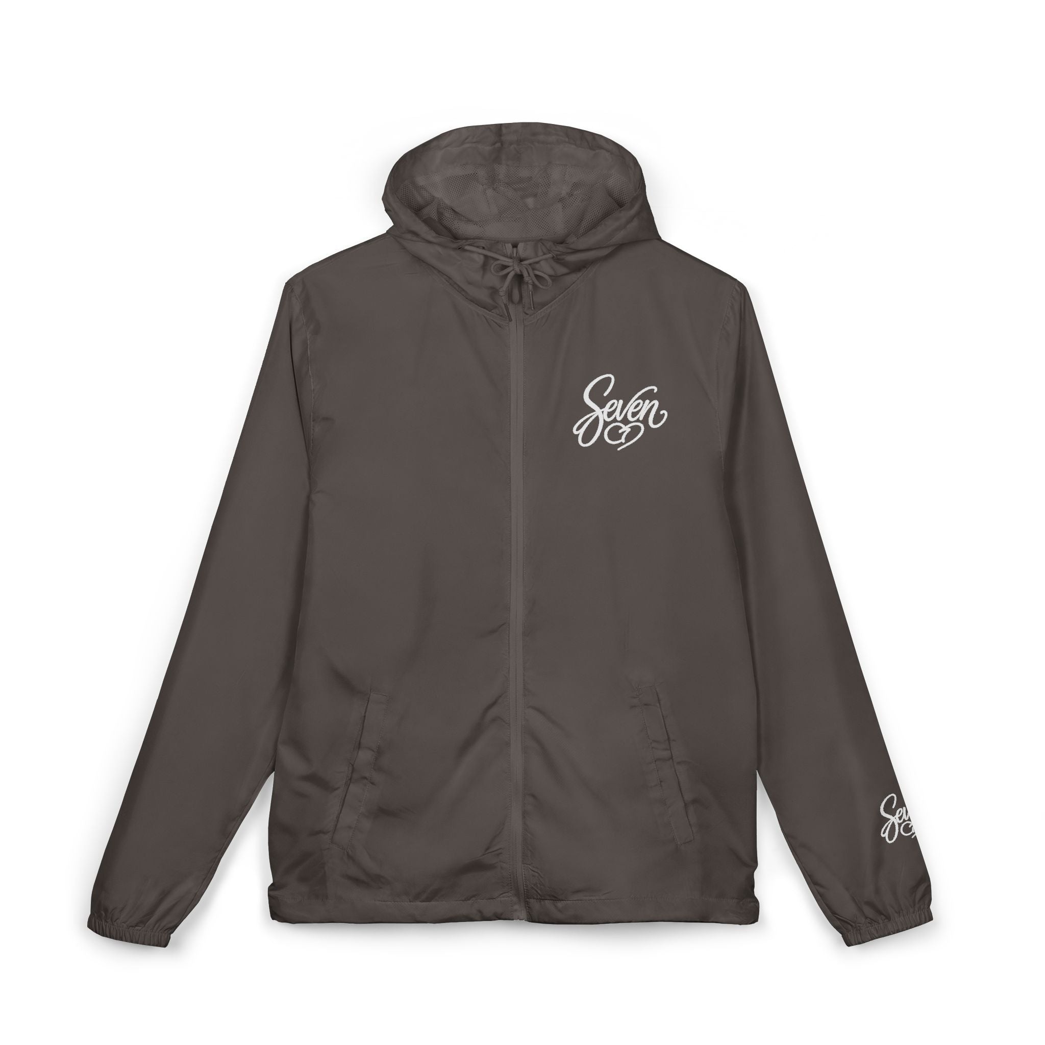 StaySeven Brand Lightweight Hooded Windbreaker – Camo Zip-Up Jacket