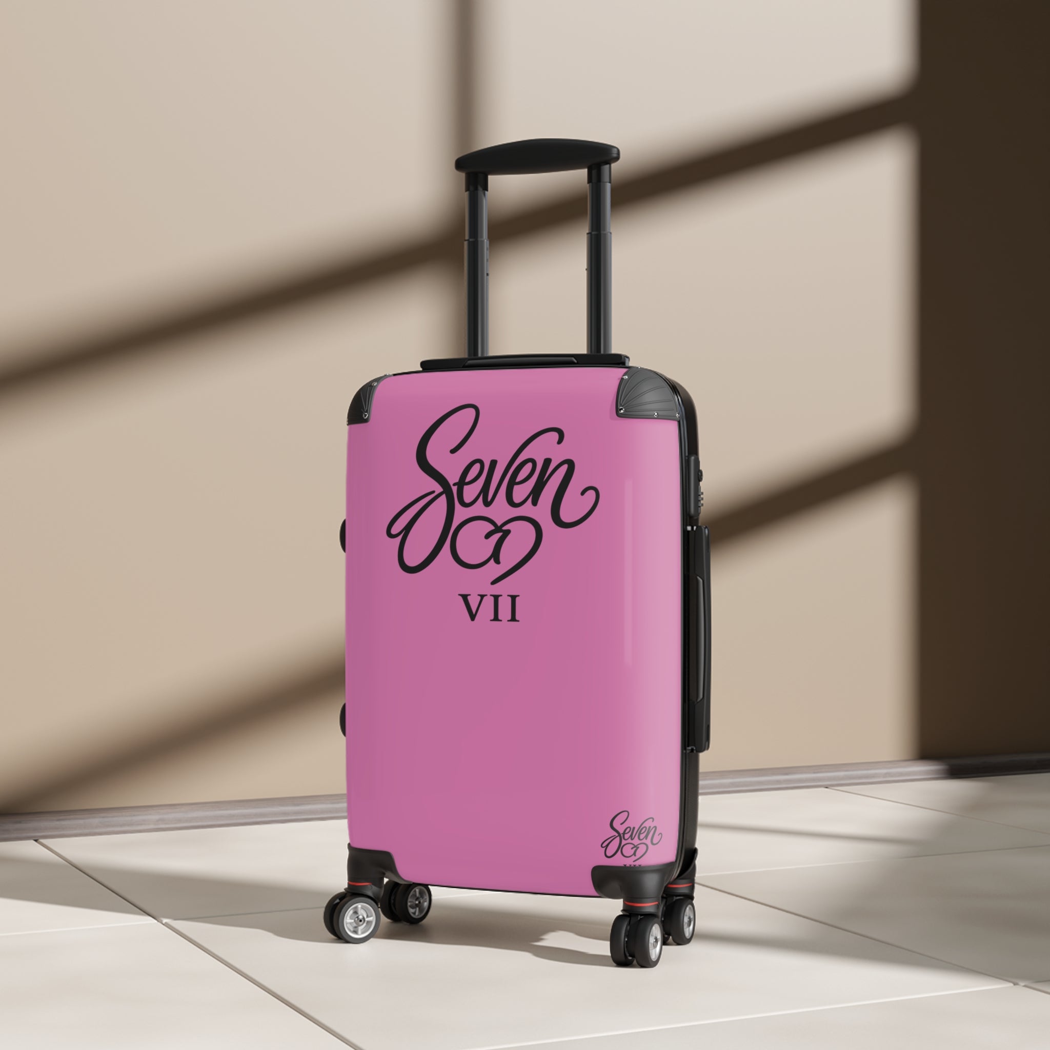 StaySeven Brand Signature Pink Travel Suitcase