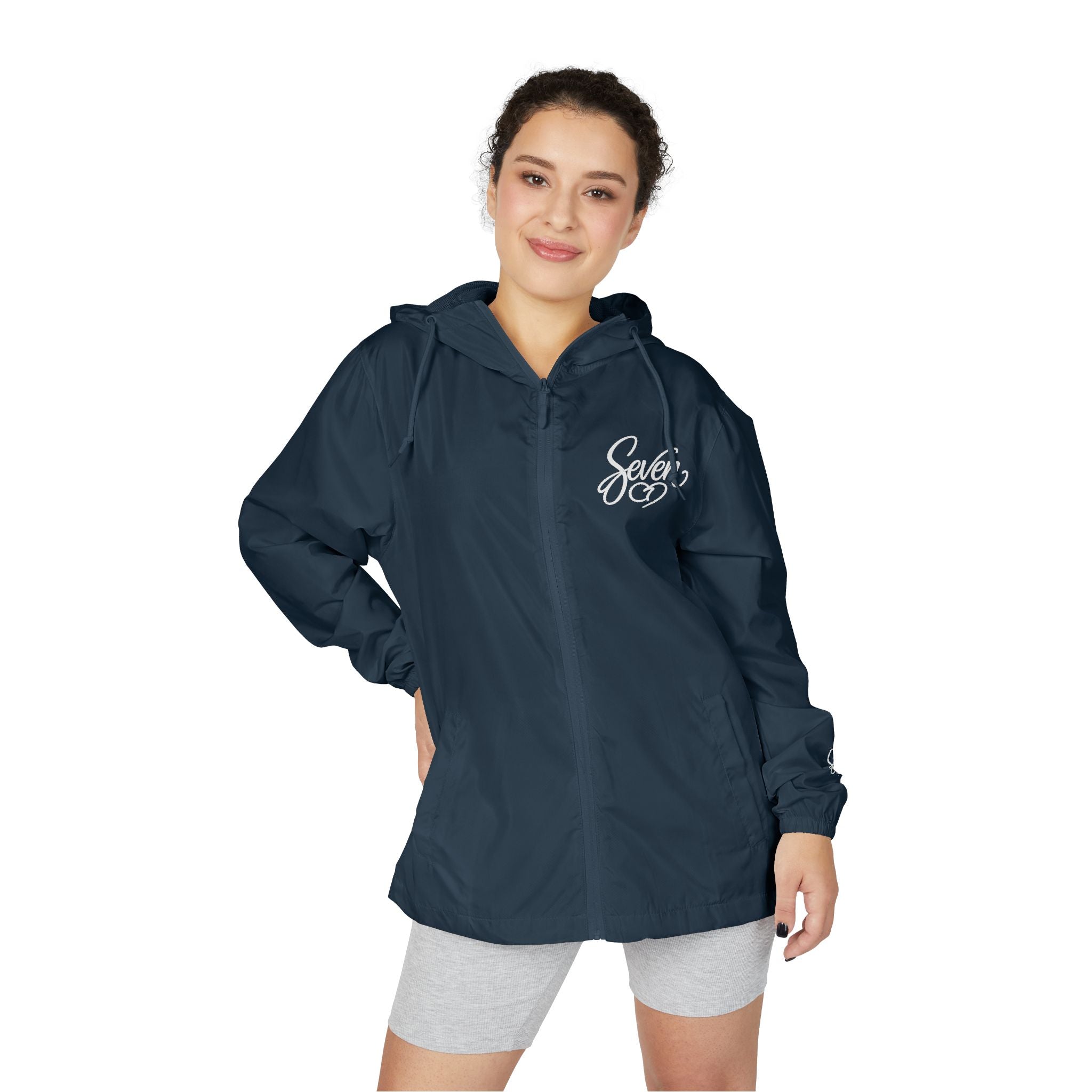 StaySeven Brand Lightweight Hooded Windbreaker – Camo Zip-Up Jacket