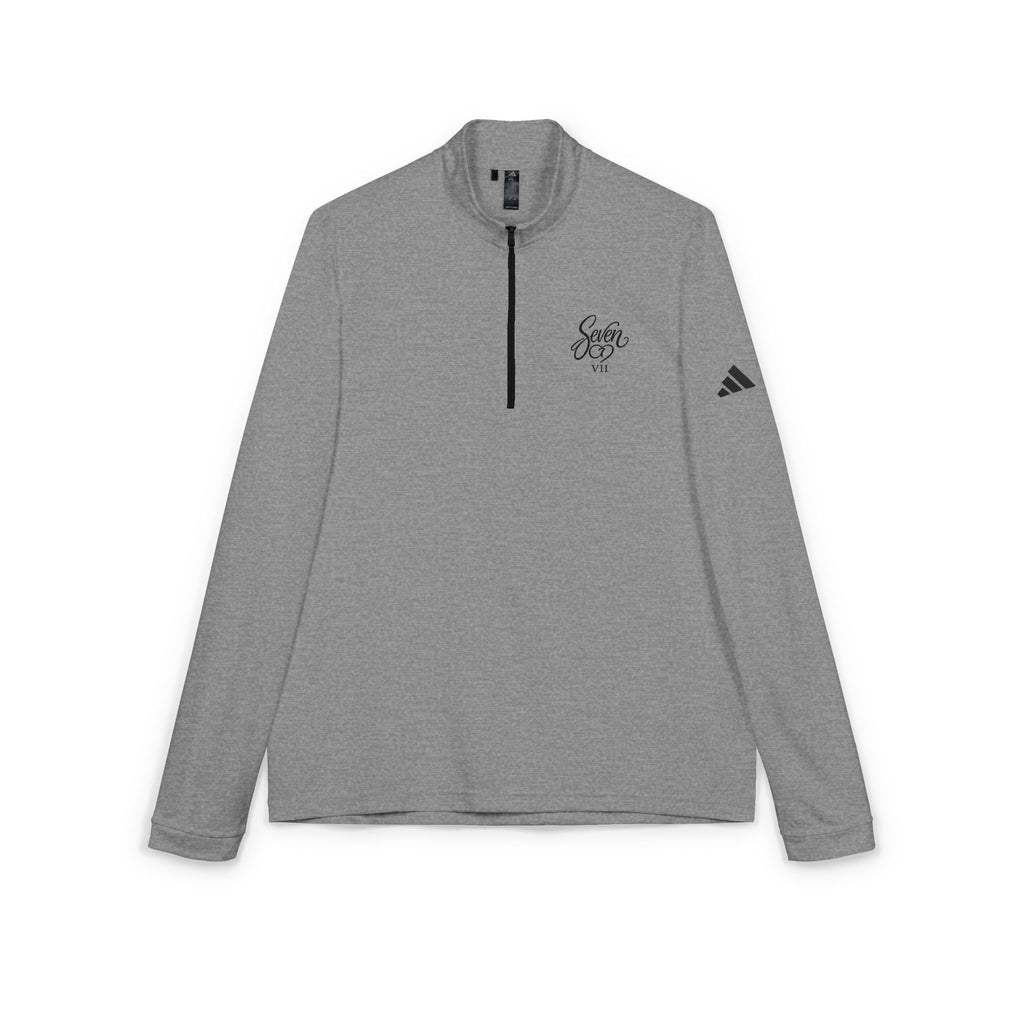 StaySeven Brand Embroidered Quarter-Zip Pullover — 'Savor Life' Minimal Logo