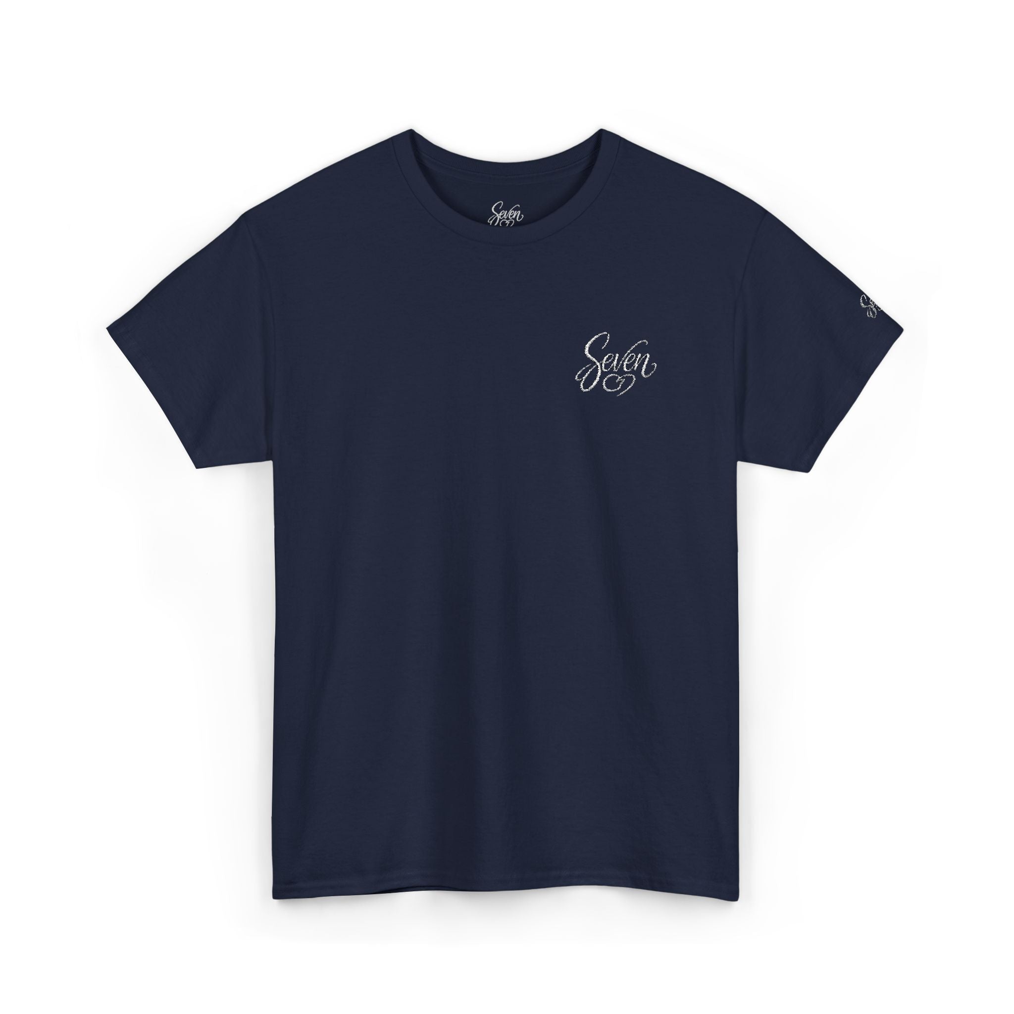 StaySeven Brand Signature  Embroidery T-Shirt – Soft Everyday Graphic Tee