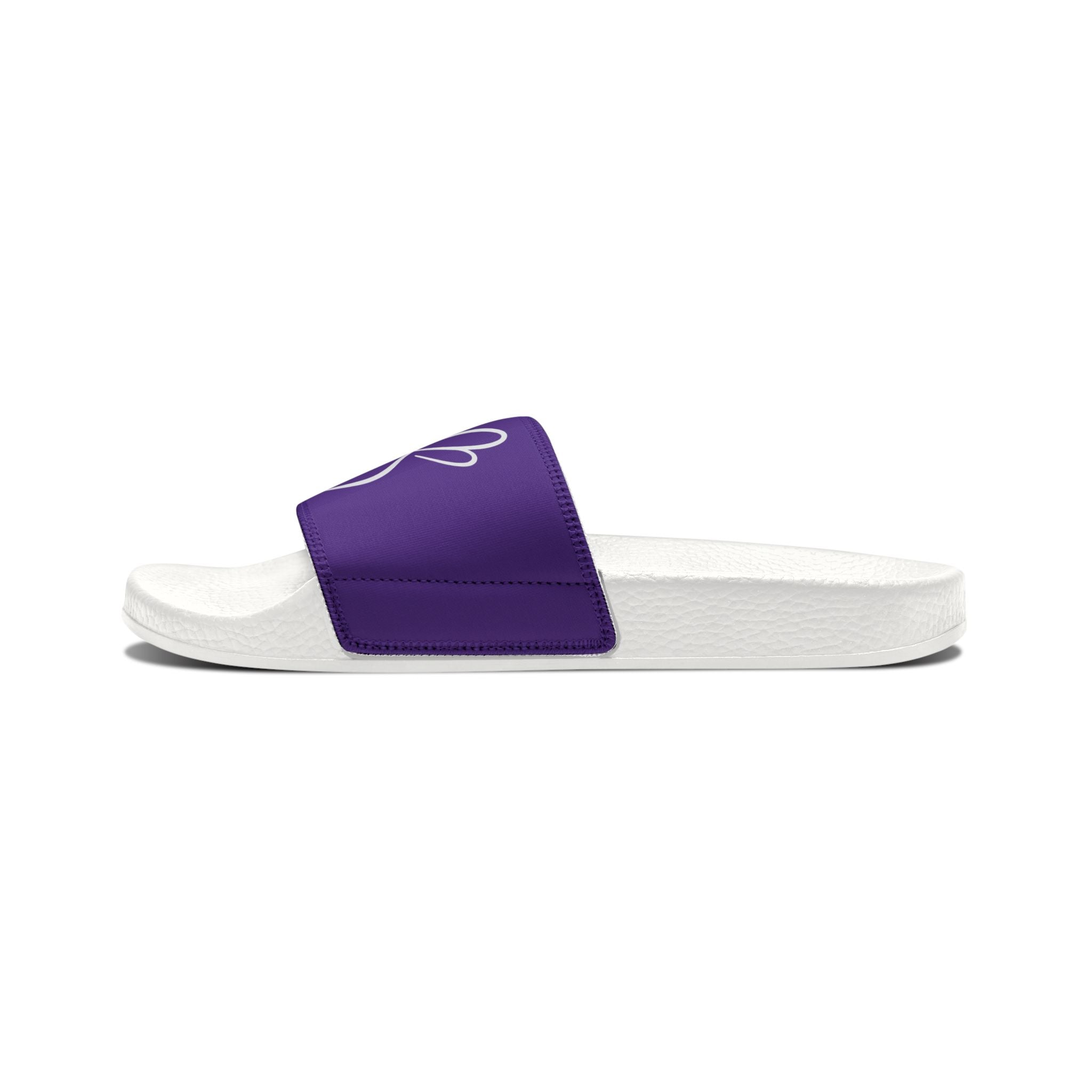 StaySeven Brand  — Youth Purple Removable Strap Casual Pool & Beach Slides