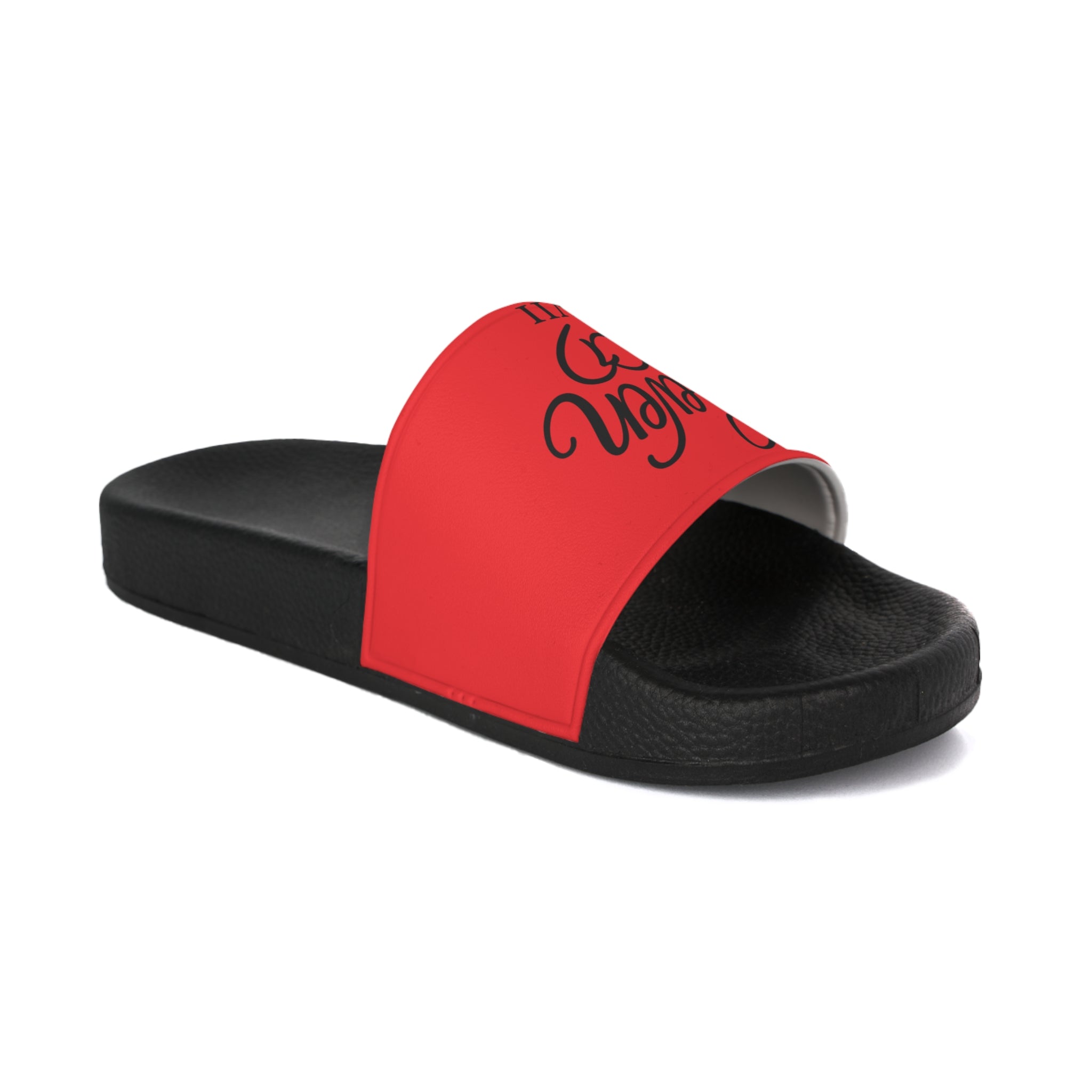 StaySeven  Brand Premium Men's Red  Comfortable  Pool & Casual Beach Slides