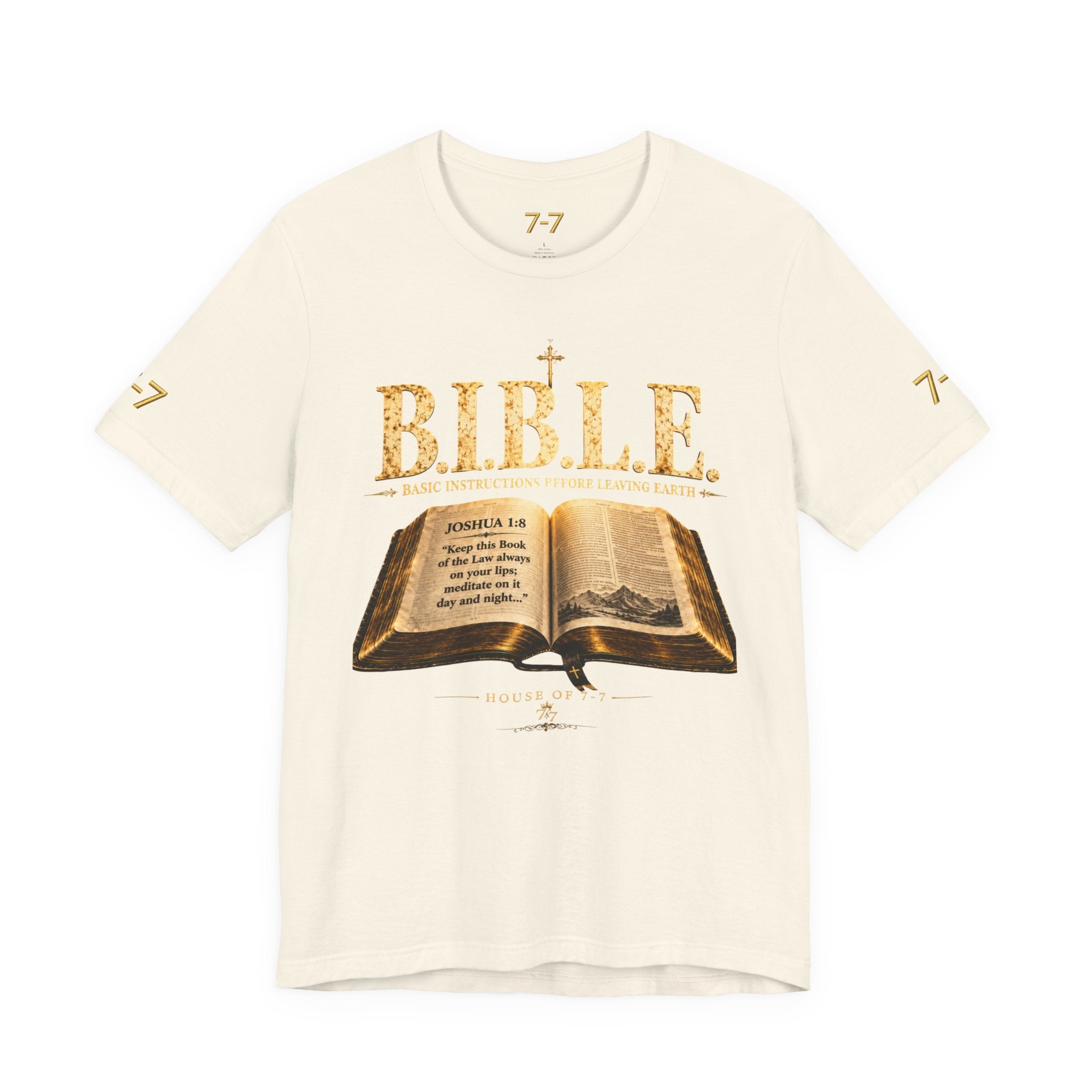 StaySeven brand. READ BEFORE DEPARTURE™ Unisex Jersey Short Sleeve Tee