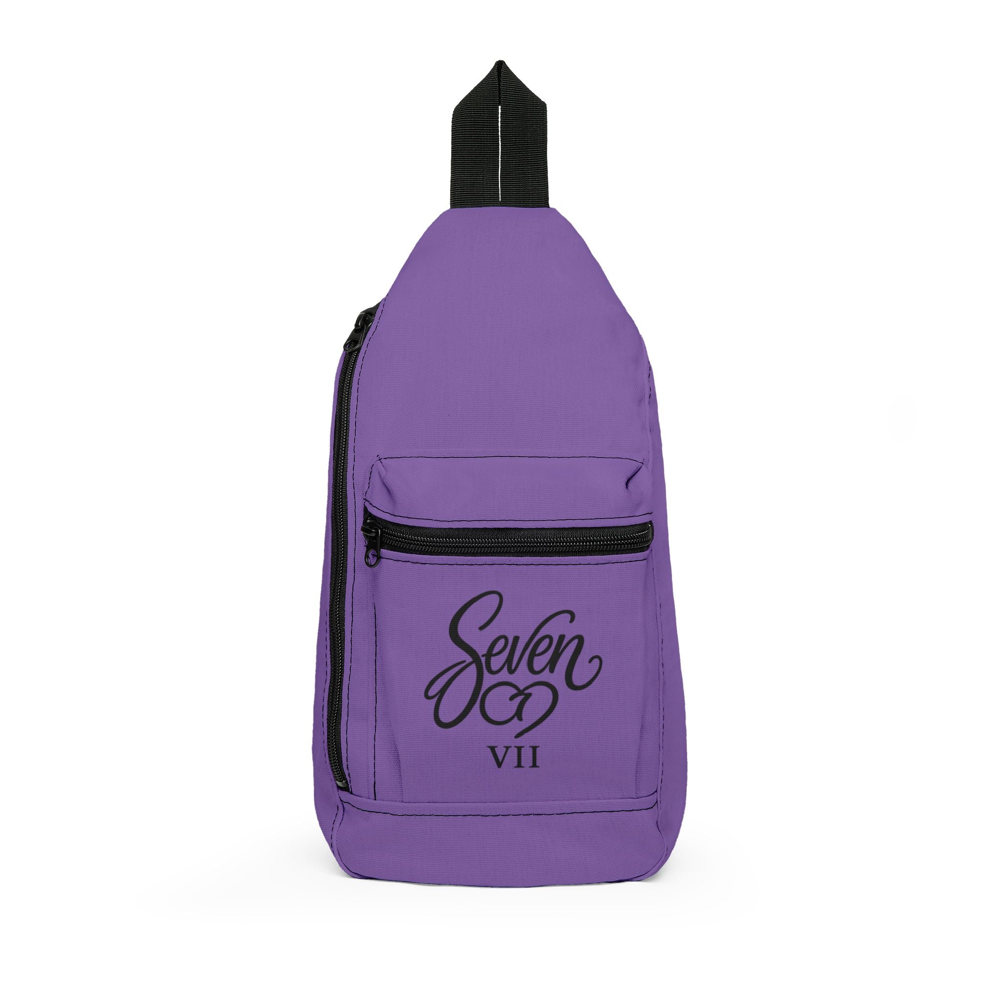 StaySeven Brand Sling Bag – Compact Crossbody Backpack (Purple)