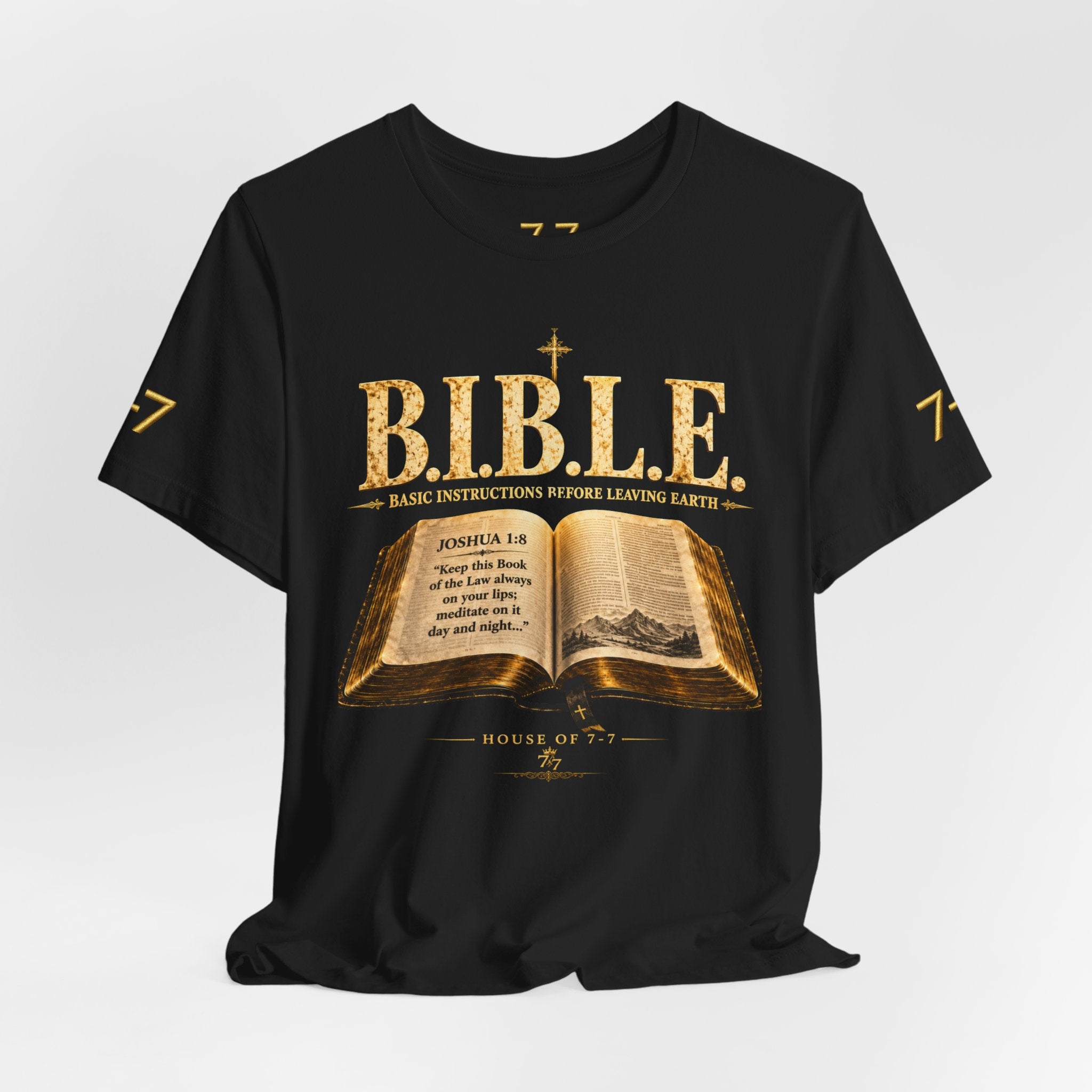 StaySeven brand. READ BEFORE DEPARTURE™ Unisex Jersey Short Sleeve Tee