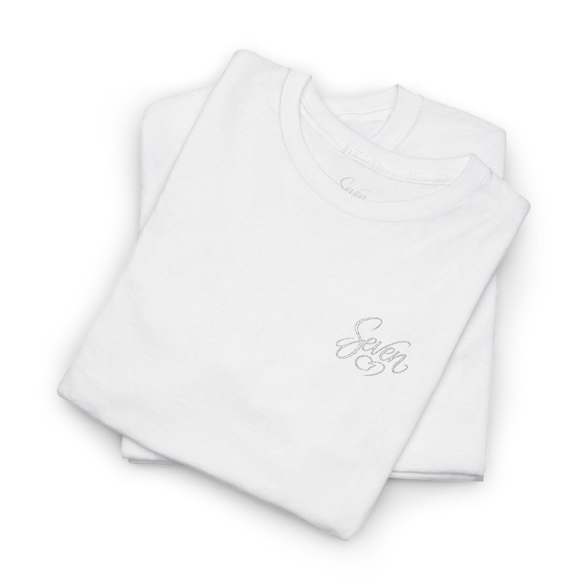 StaySeven Brand Signature  Embroidery T-Shirt – Soft Everyday Graphic Tee