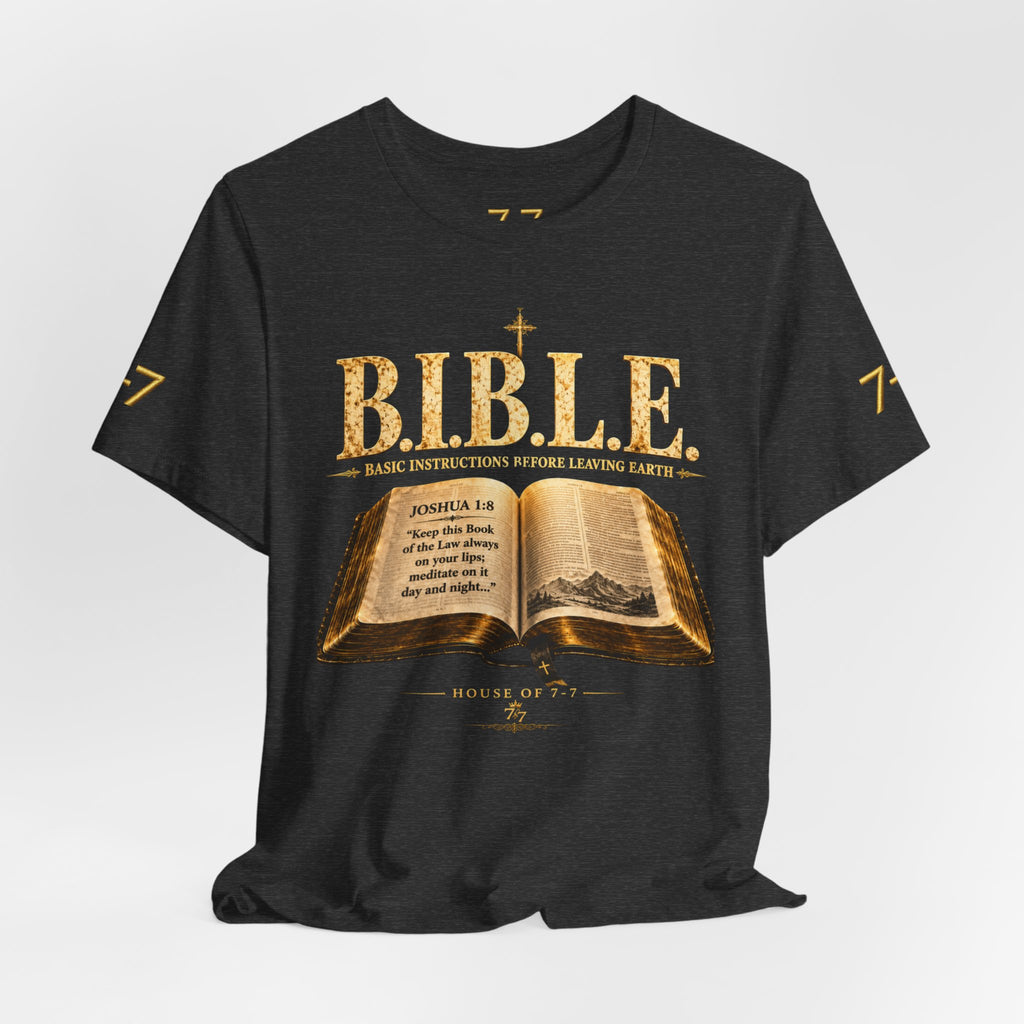 StaySeven brand. READ BEFORE DEPARTURE™ Unisex Jersey Short Sleeve Tee