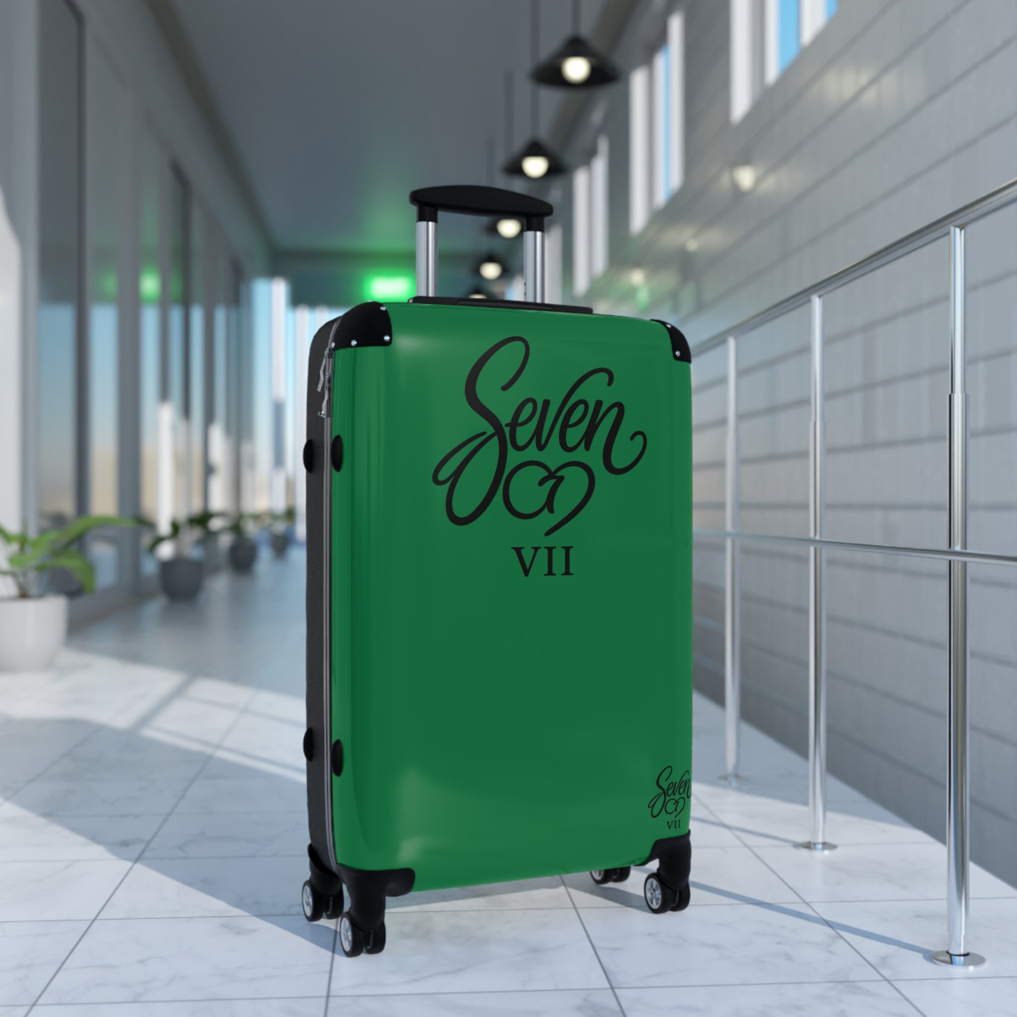 StaySeven Brand Signature Money Green Travel Suitcase