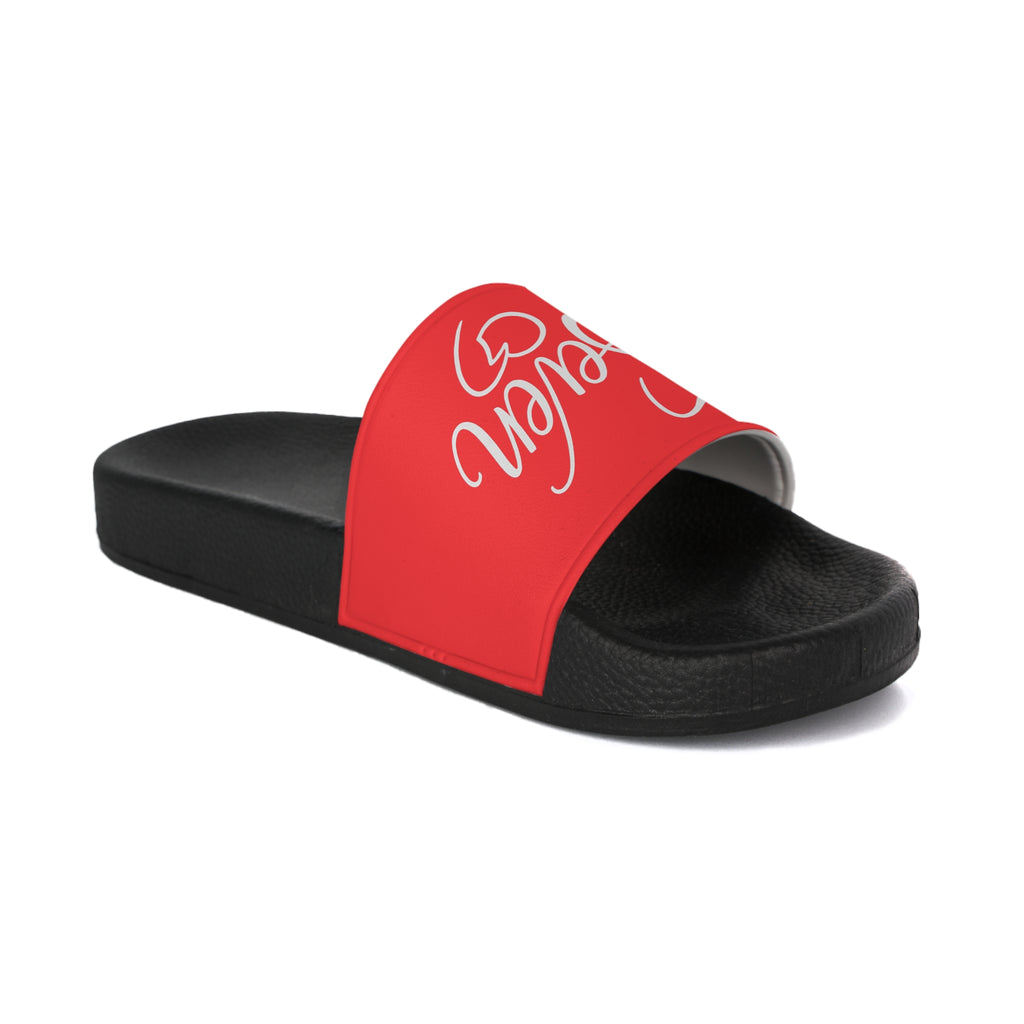 StaySeven Brand Women’s Casual Slides — Red Edition