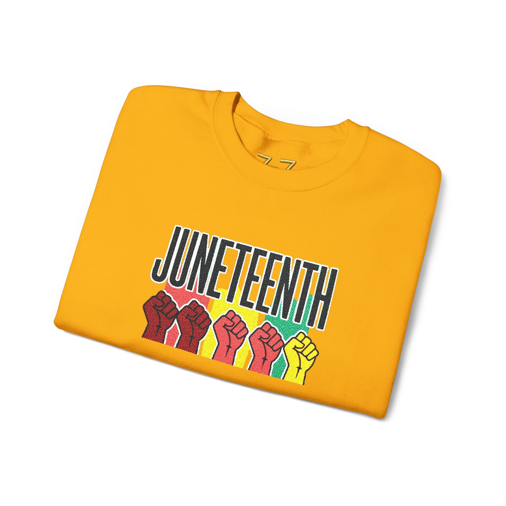 StaySeven Brand -Juneteenth Raised Fists Crewneck Sweatshirt