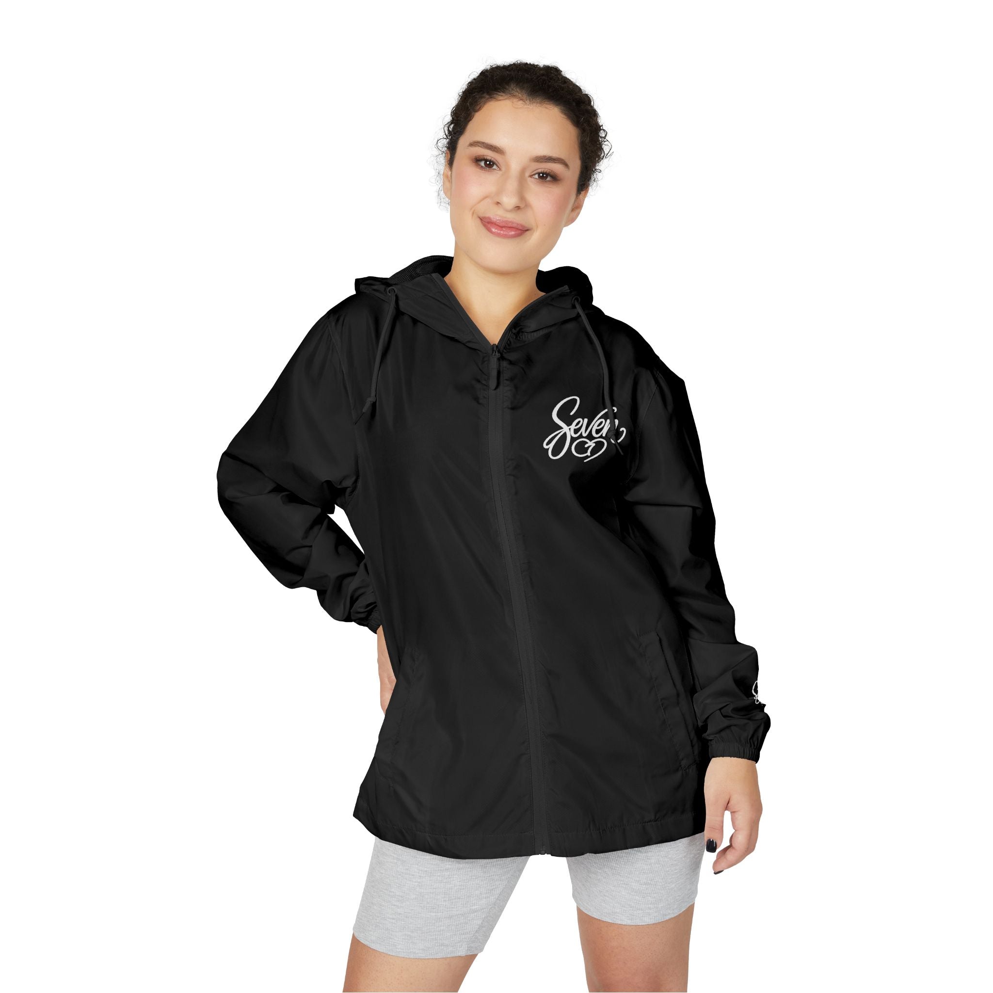 StaySeven Brand Lightweight Hooded Windbreaker – Camo Zip-Up Jacket