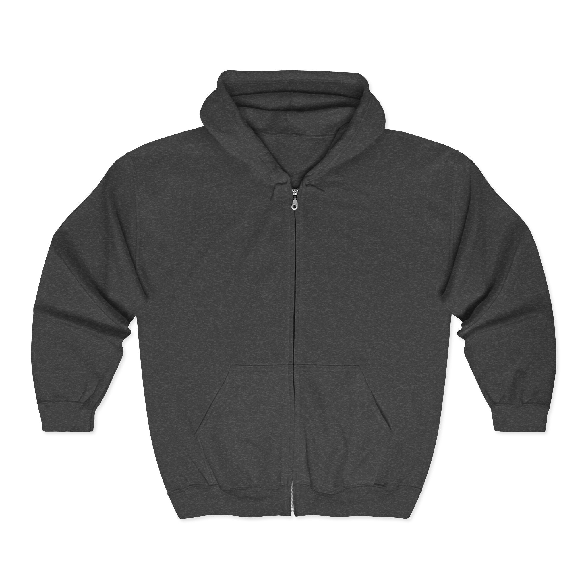 StaySeven Brand  Zip Hoodie - 'Seven' Heart Script Full-Zip Hooded Sweatshirt