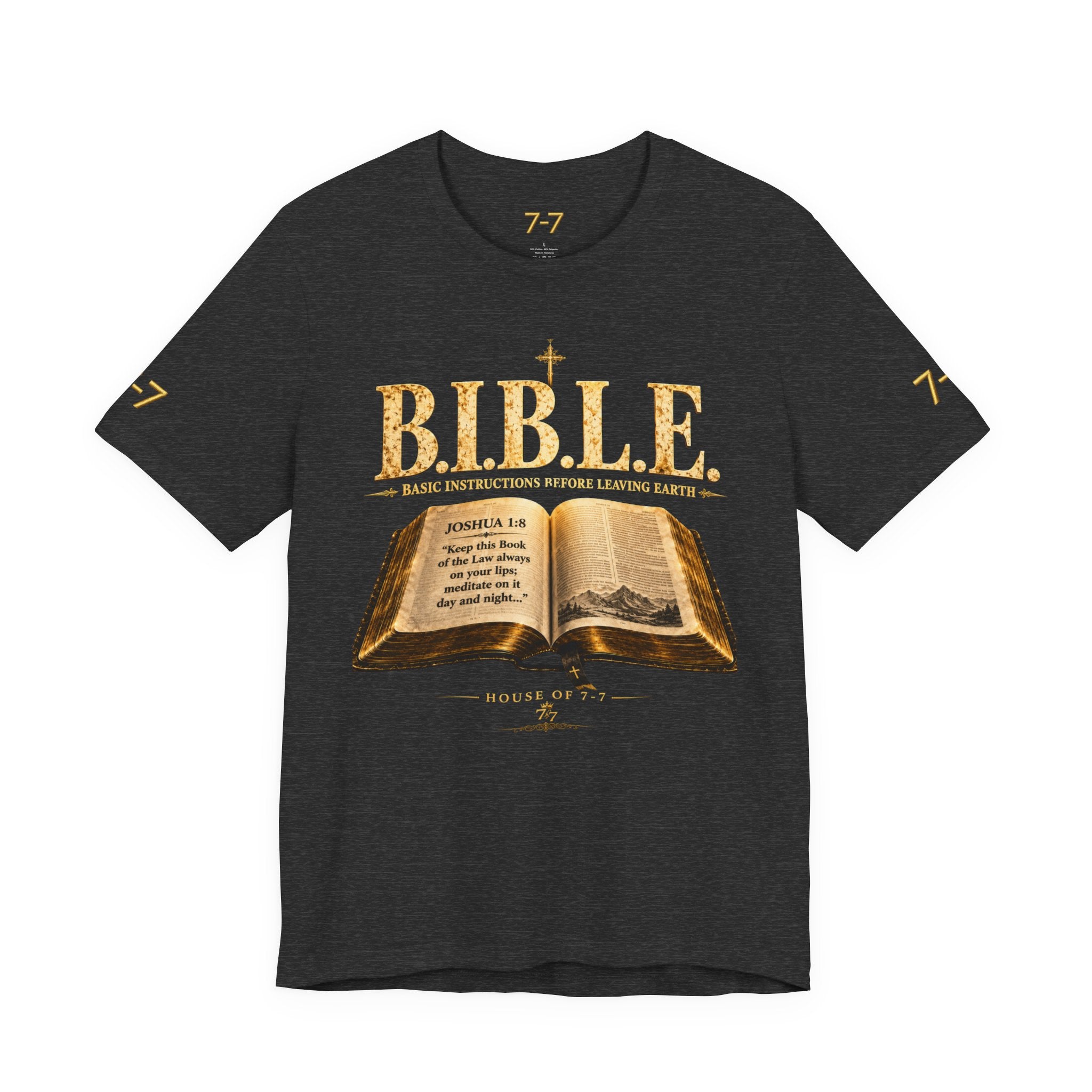 StaySeven brand. READ BEFORE DEPARTURE™ Unisex Jersey Short Sleeve Tee