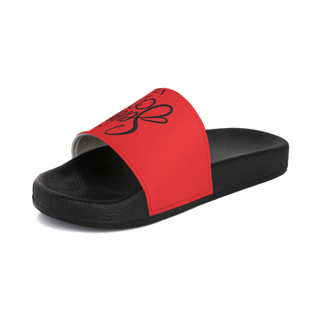 StaySeven  Brand Premium Men's Red  Comfortable  Pool & Casual Beach Slides