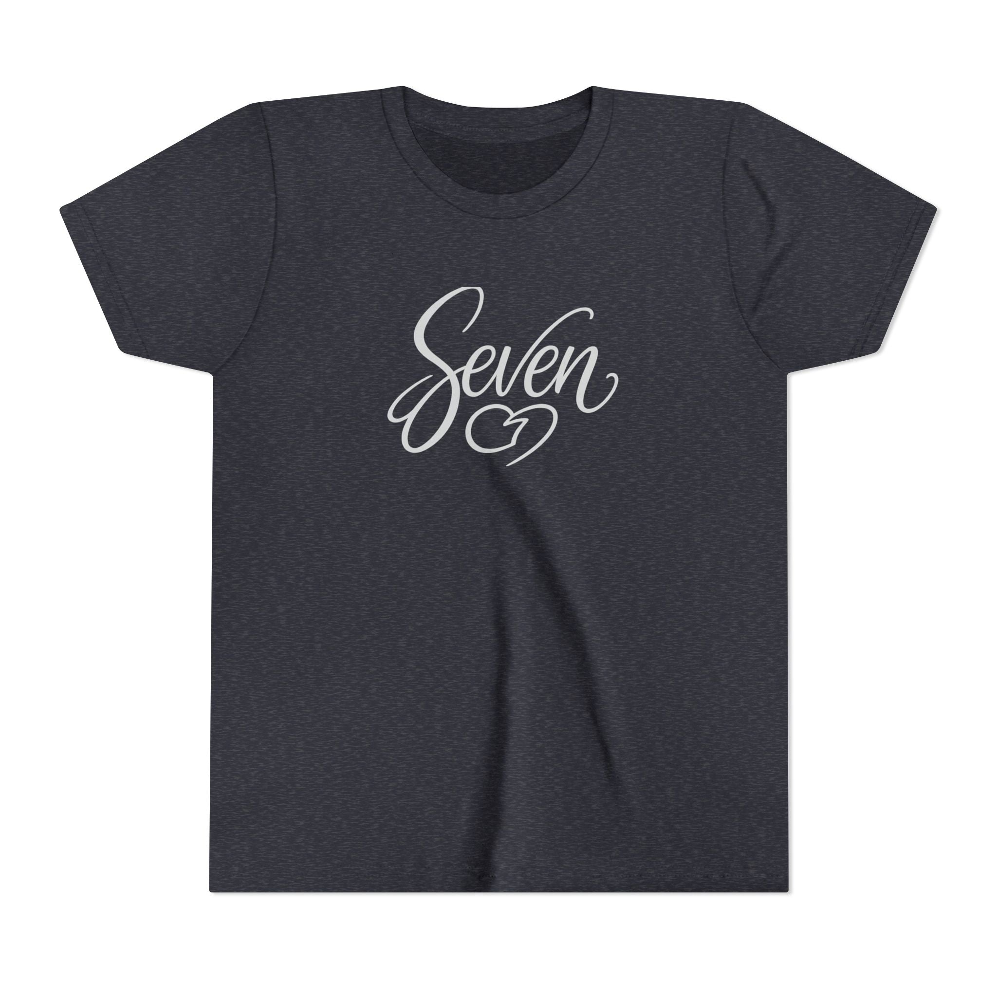StaySeven Brand Youth Short Sleeve T-Shirt - Kids Casual Everyday Tee